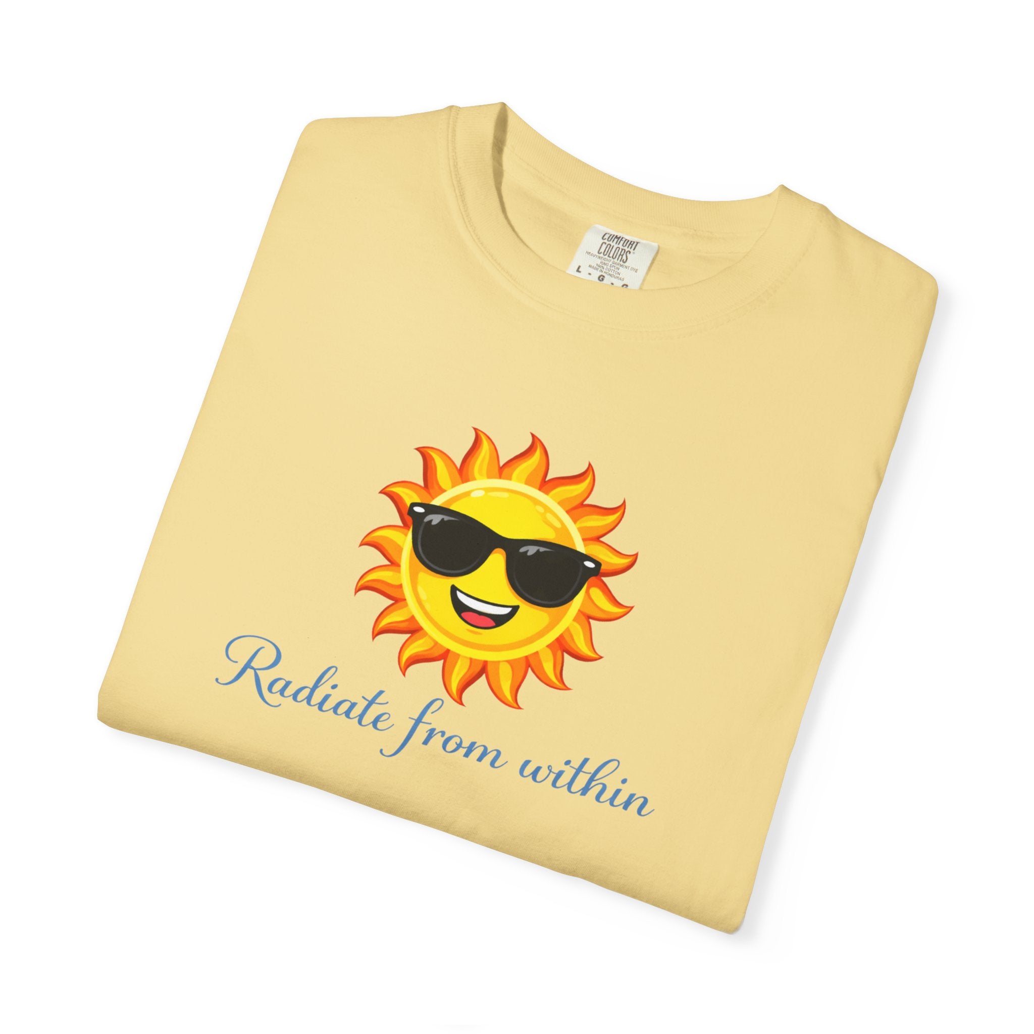 Radiate From Within T-Shirt — Smiling Sun Graphic Tee