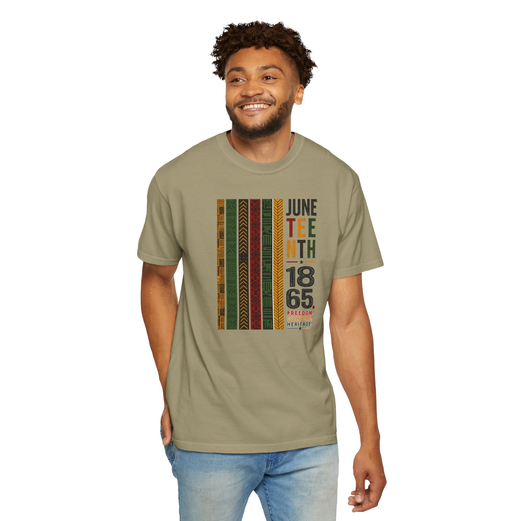 Juneteenth Heritage Stripes Tee