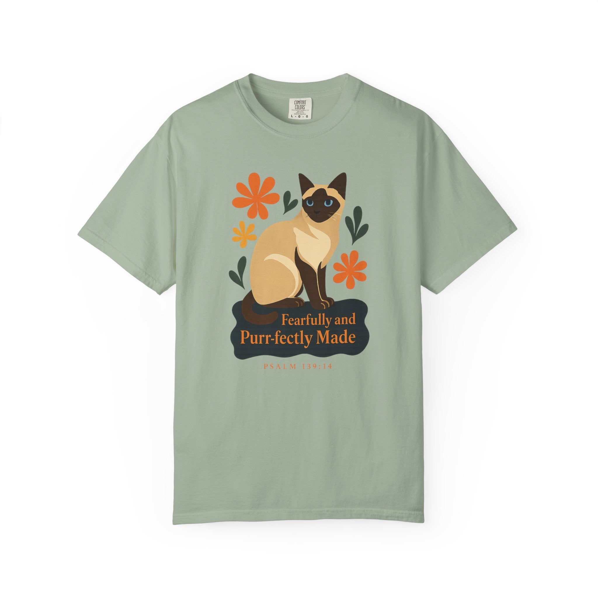 Fearfully and Purr-fectly Made™ Siamese Cat Tee