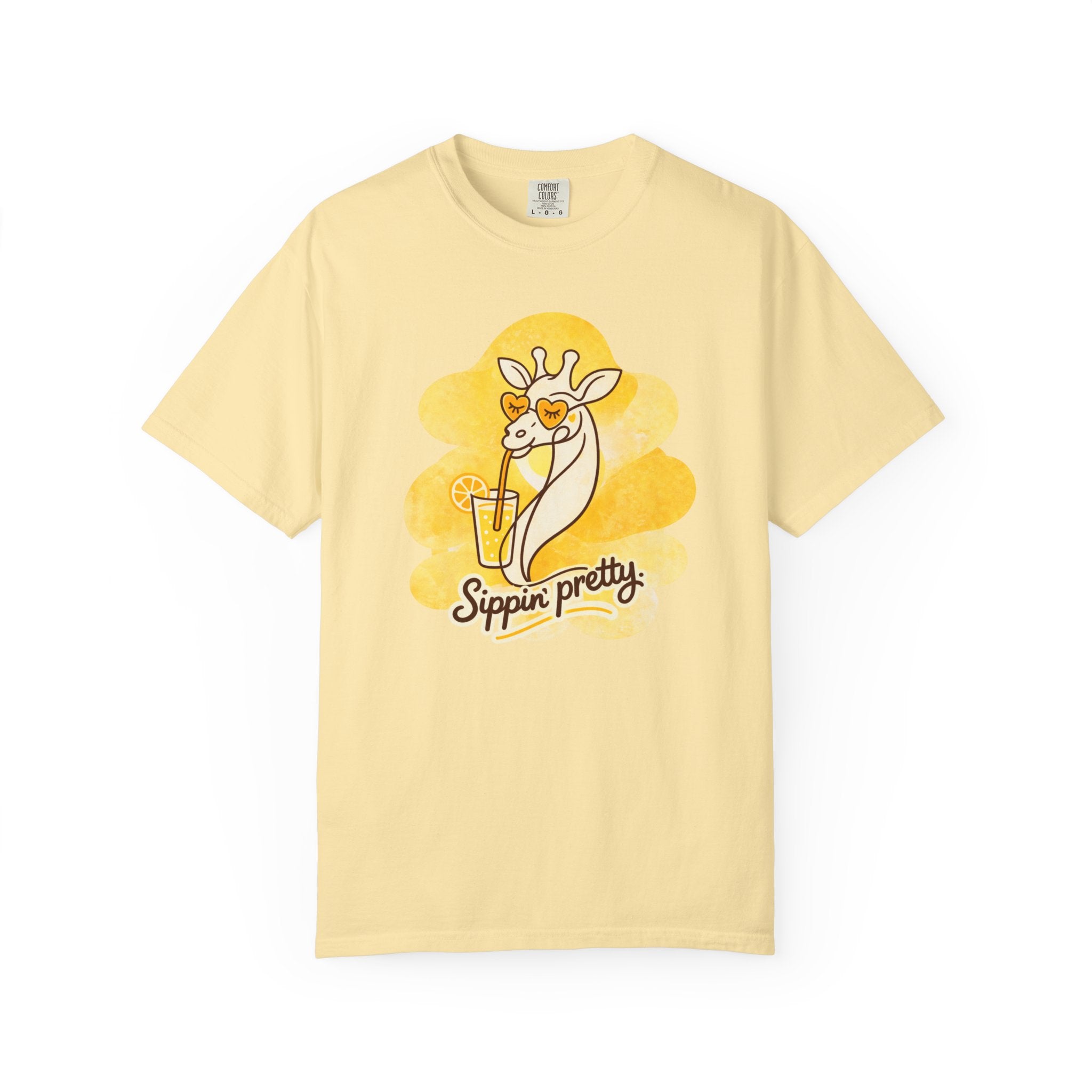 Sippin' Pretty Giraffe T-Shirt