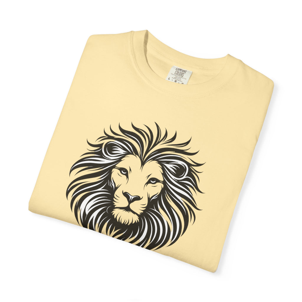 Lion Head Graphic T-Shirt — Bold Tribal Mane Tee for Men & Women