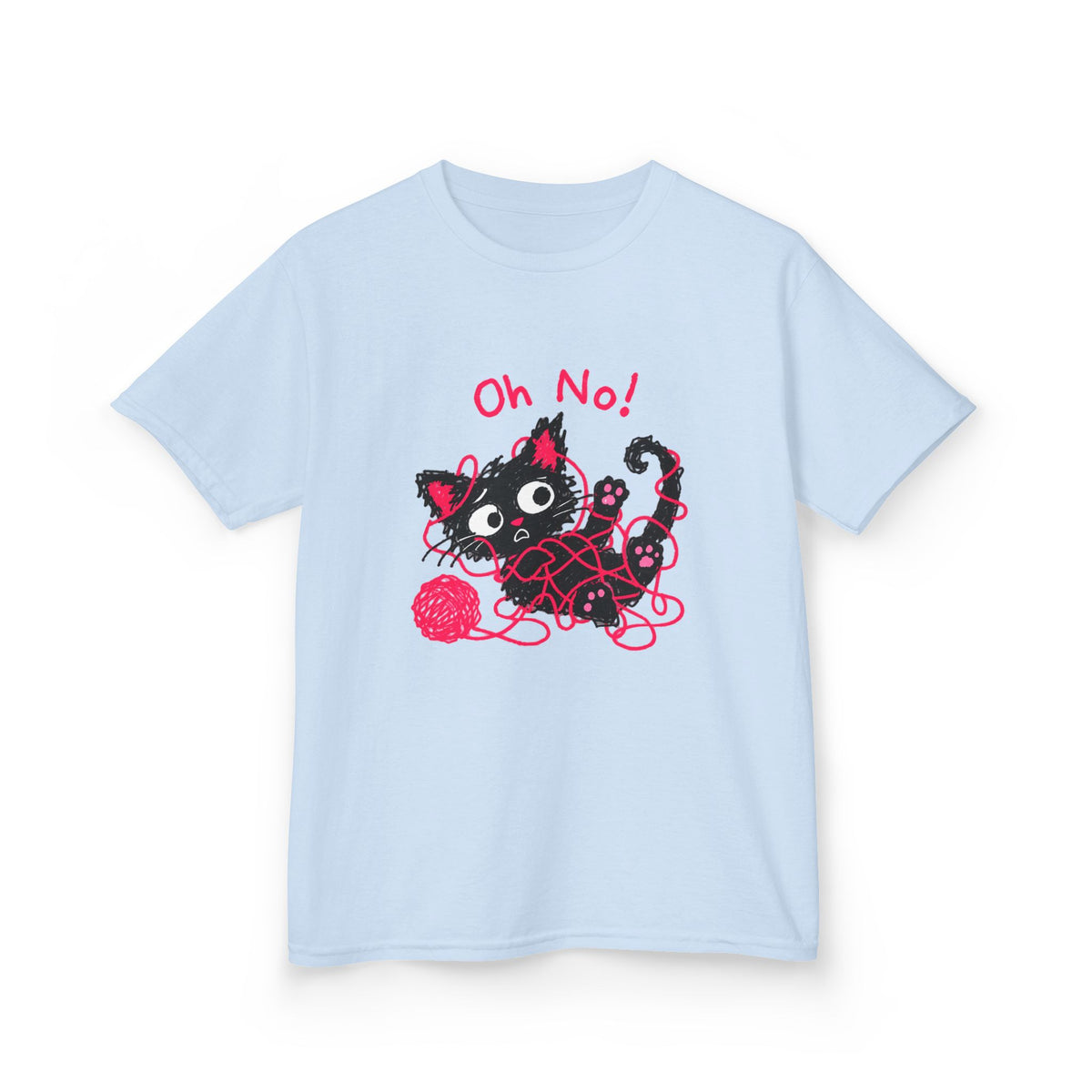 Oh No! Tangled Kitten™ | Kids Graphic Tee