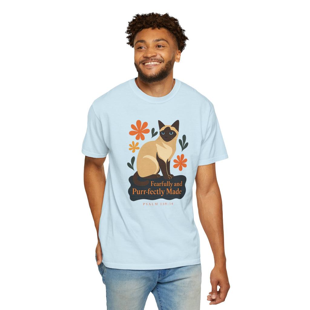 Fearfully and Purr-fectly Made™ Siamese Cat Tee