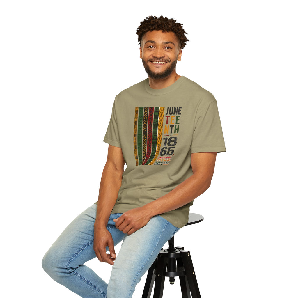 Juneteenth Heritage Stripes Tee