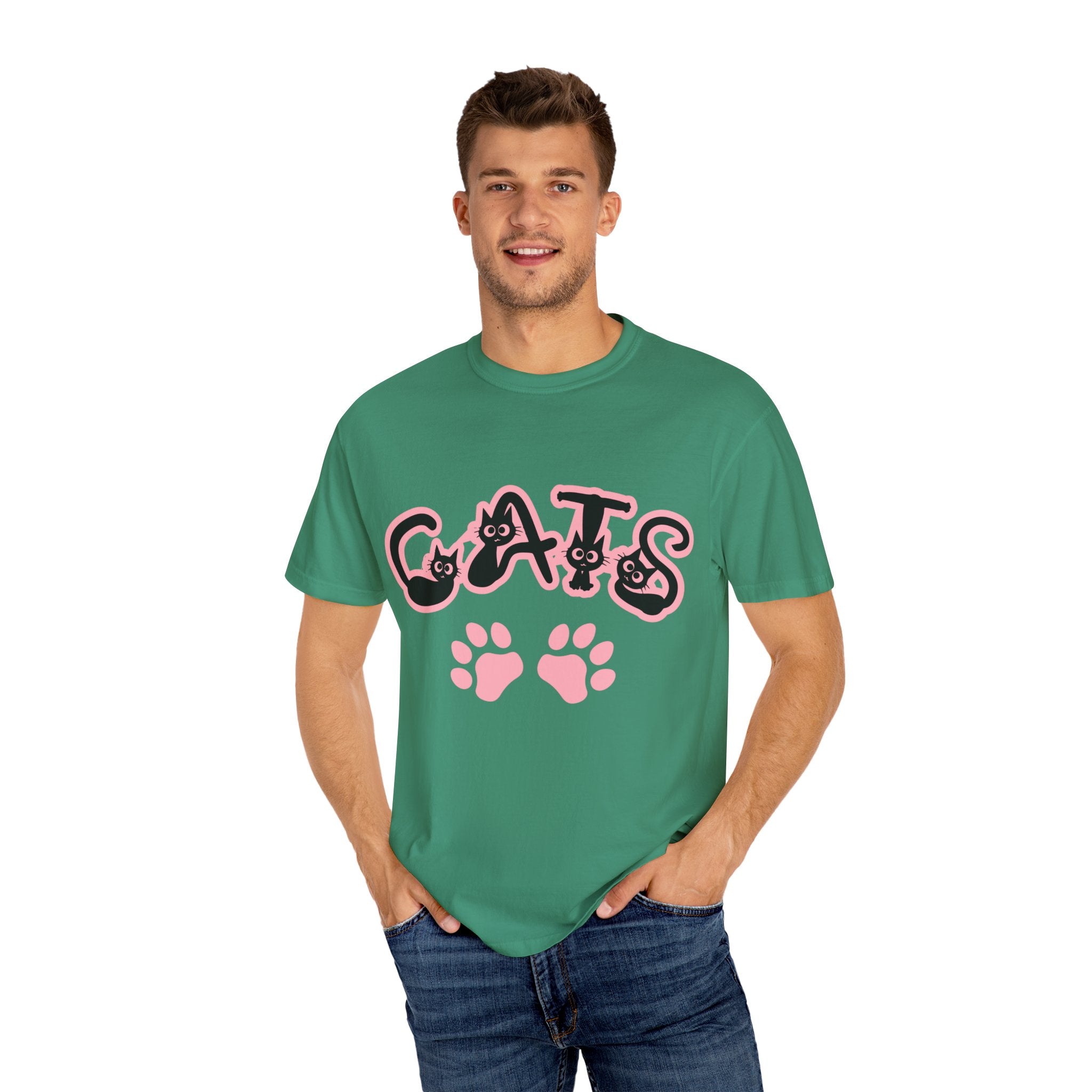 CATS Font Design Tee