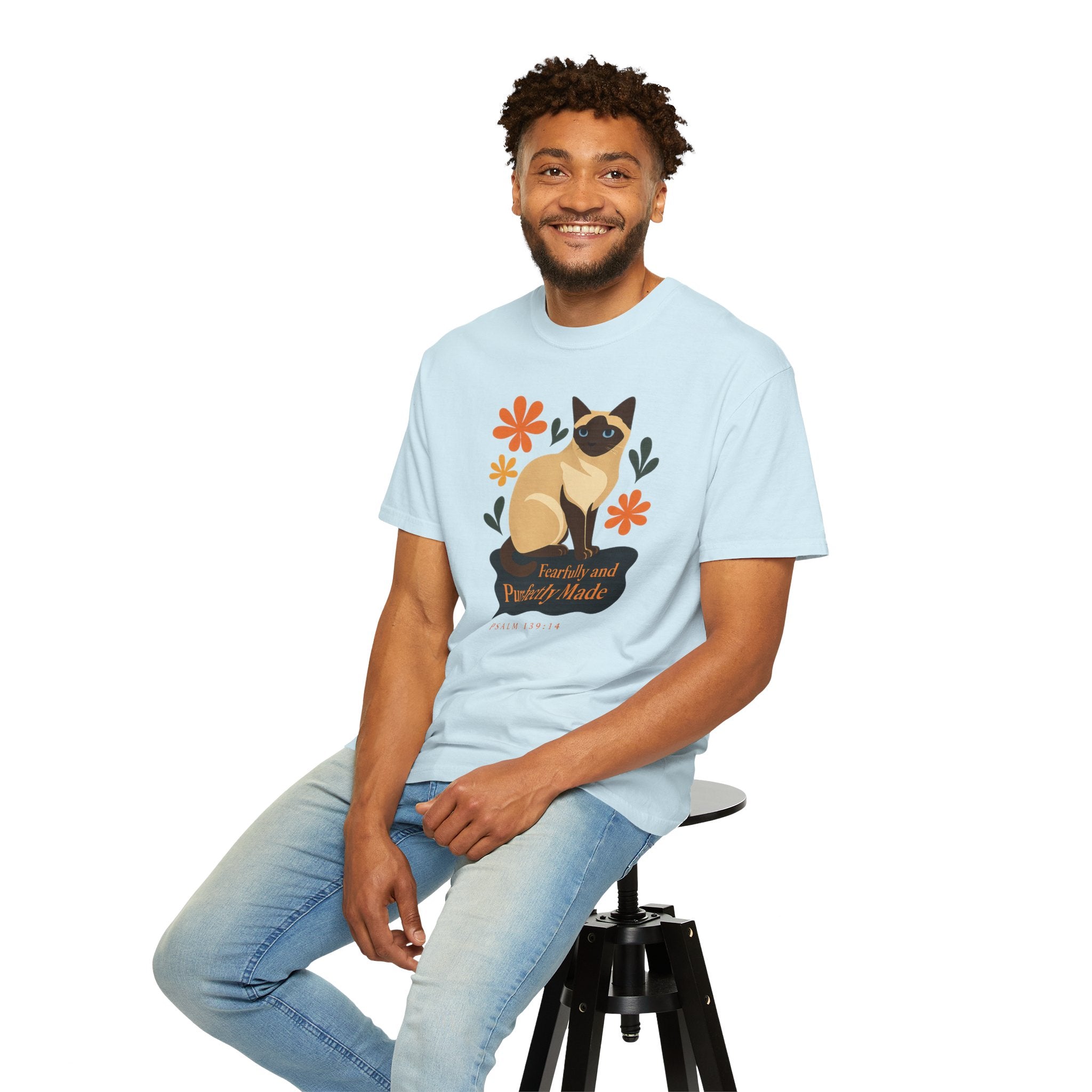 Fearfully and Purr-fectly Made™ Siamese Cat Tee