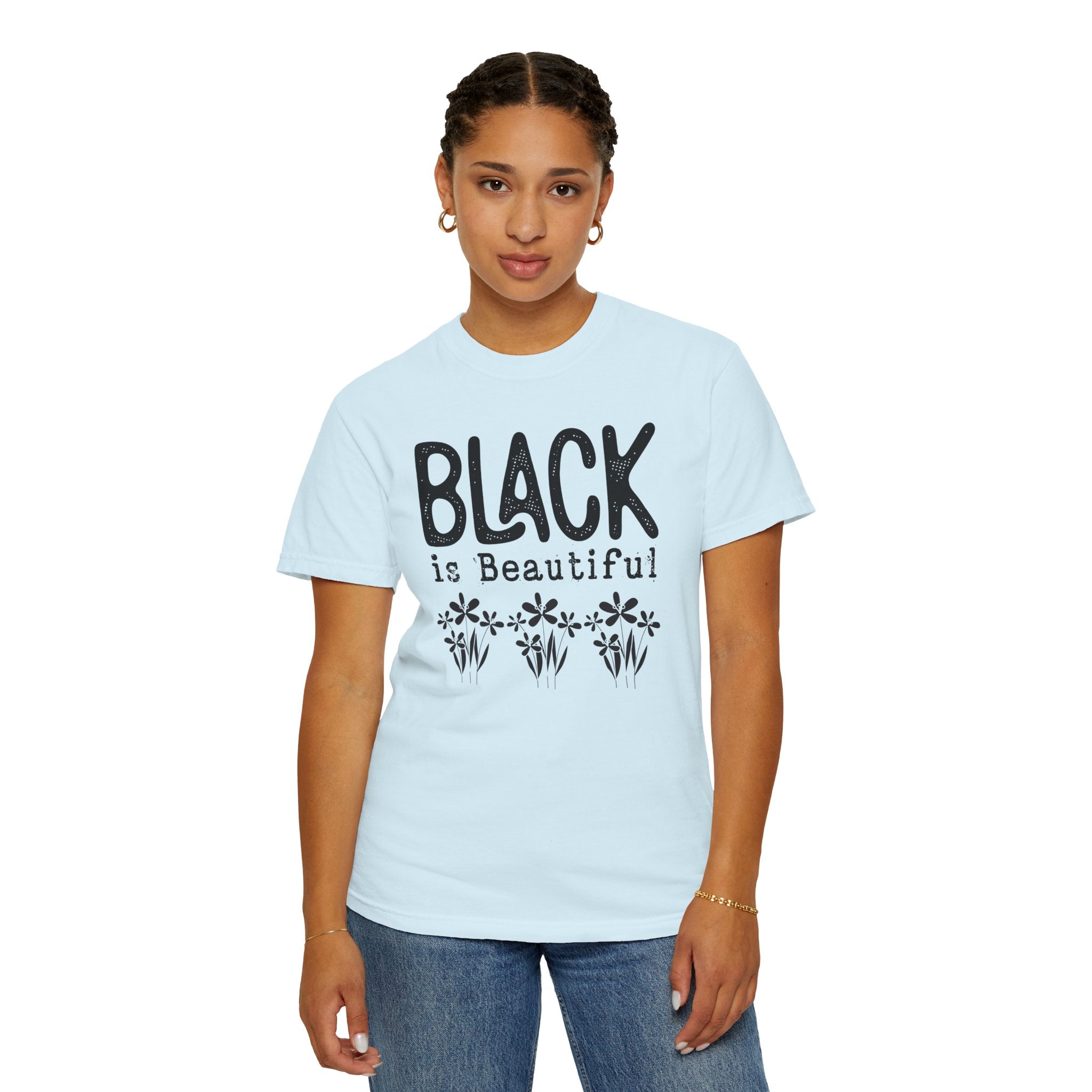Black Is Beautiful Floral T-Shirt