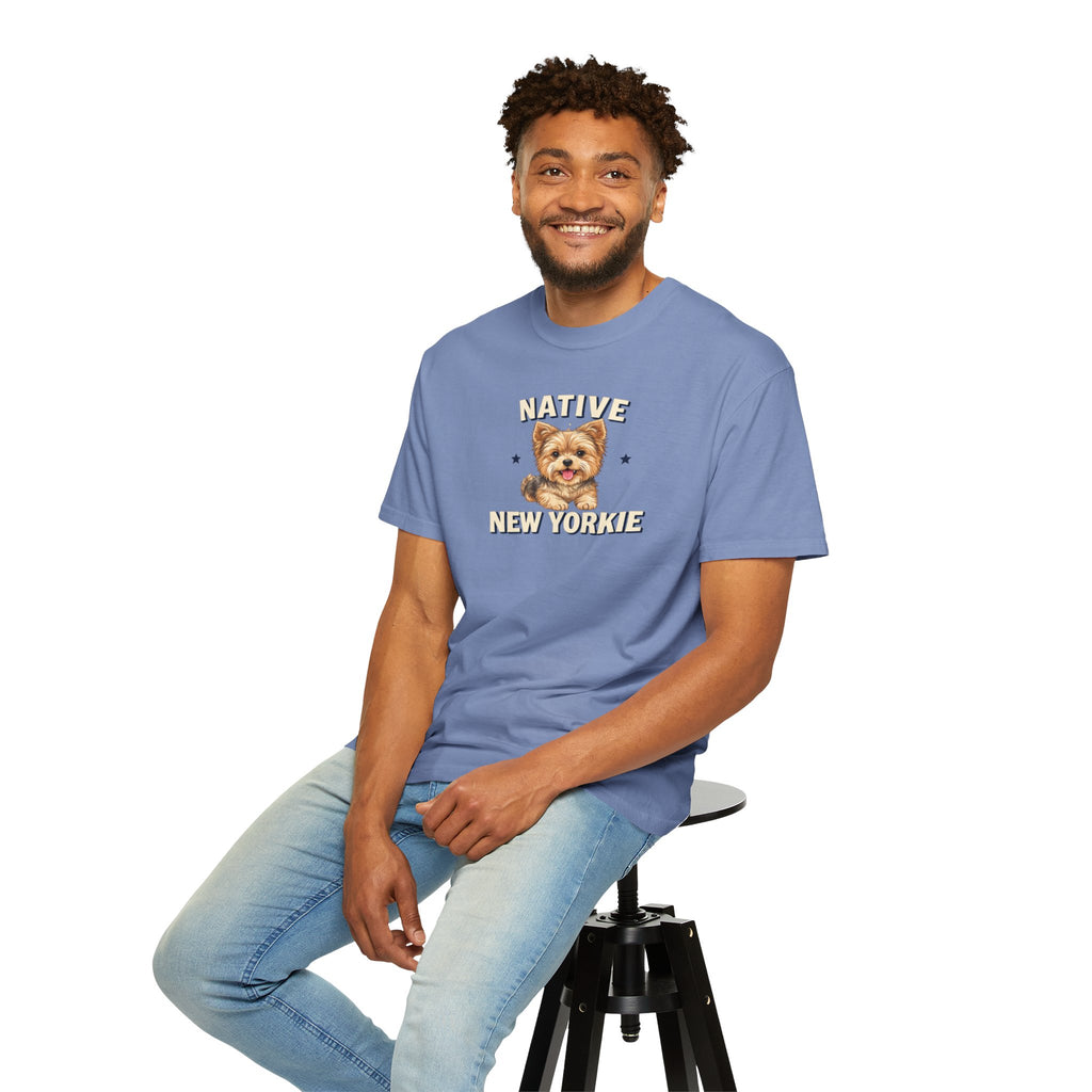 Native New Yorkie T-Shirt — Yorkie Mom/Dad NYC Dog Lover Tee