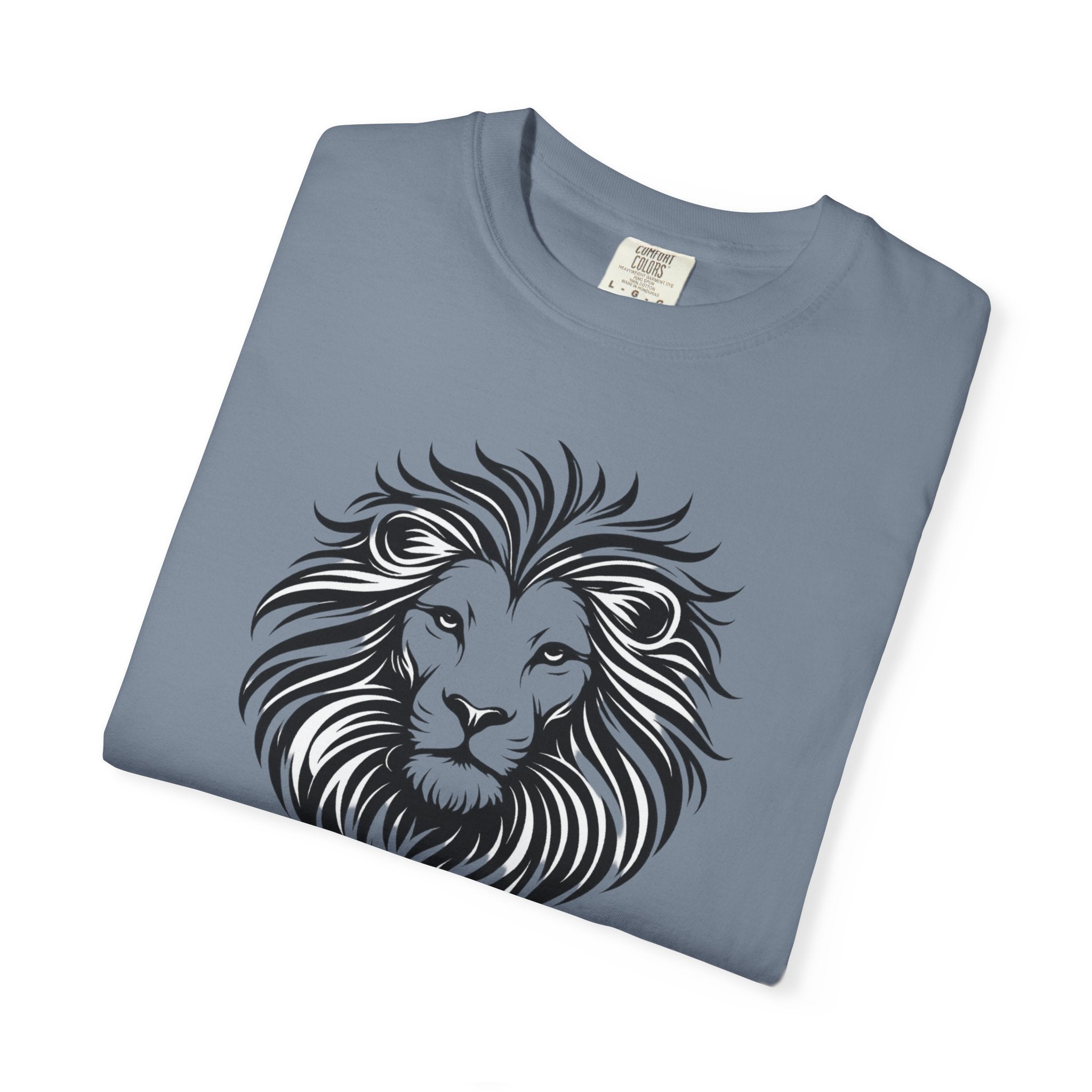 Lion Head Graphic T-Shirt — Bold Tribal Mane Tee for Men & Women