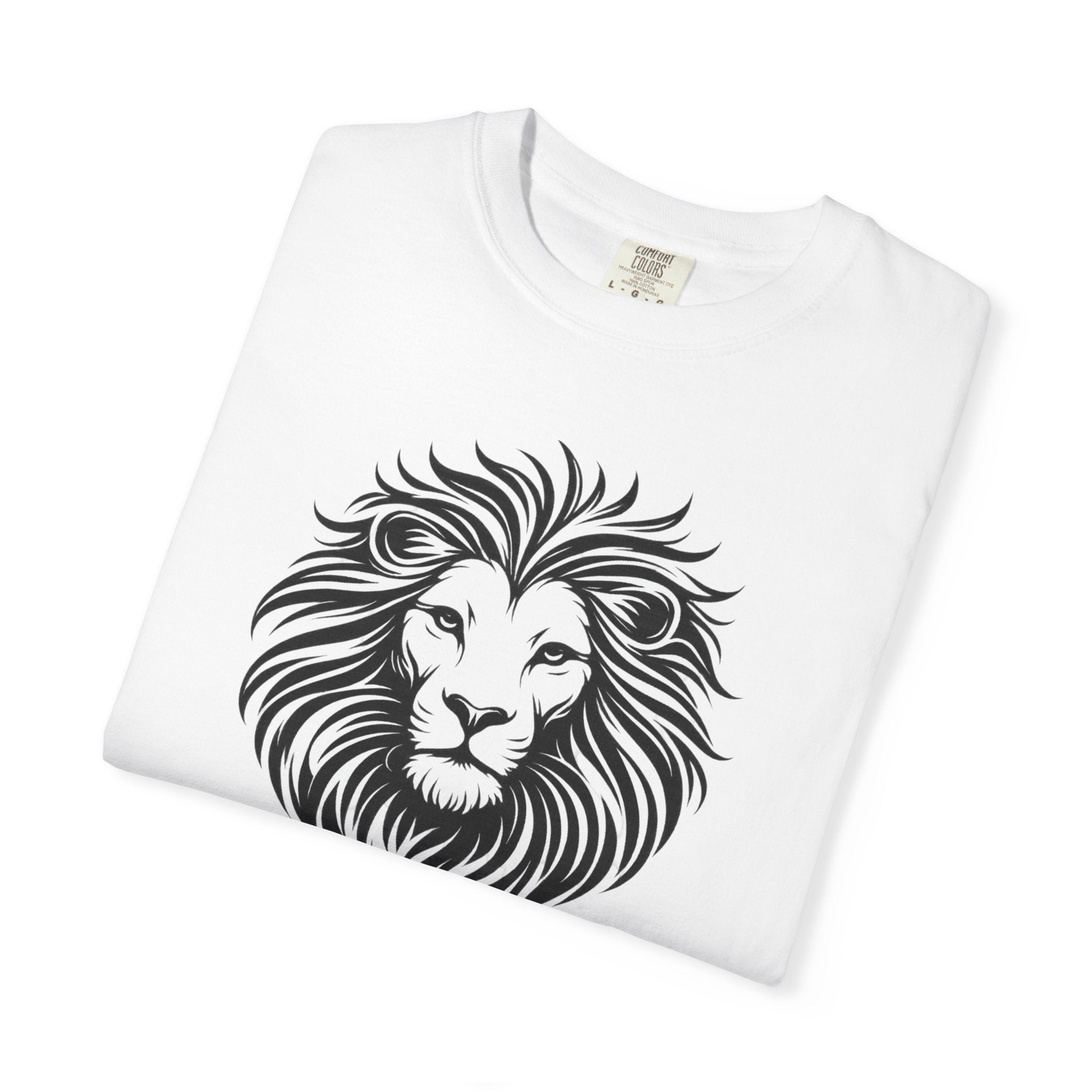 Lion Head Graphic T-Shirt — Bold Tribal Mane Tee for Men & Women