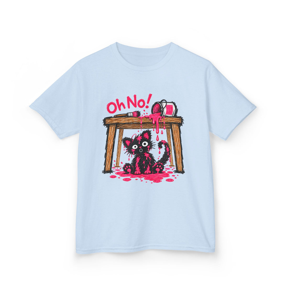 Oh No! Paint Cat™ Kids T-Shirt