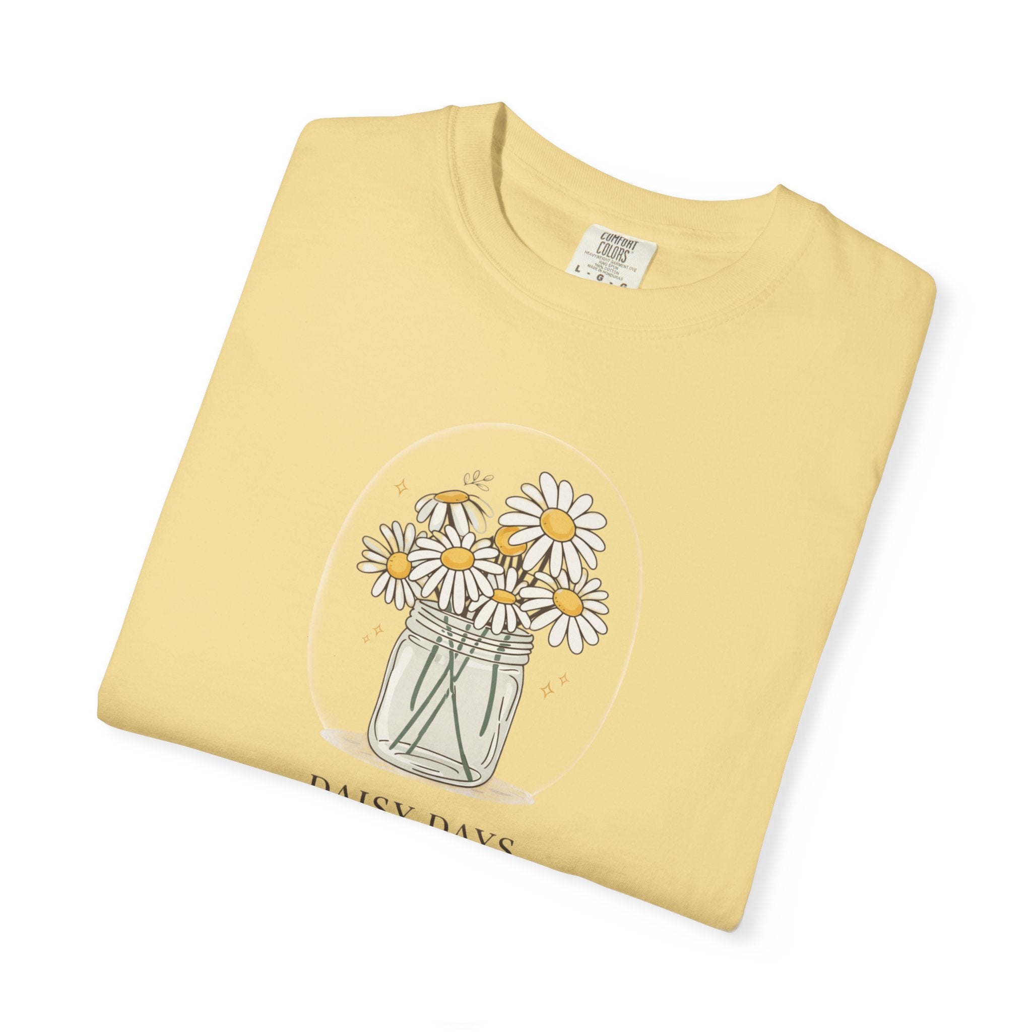 Daisy Days T-Shirt — Mason Jar Daisies Floral Graphic Tee