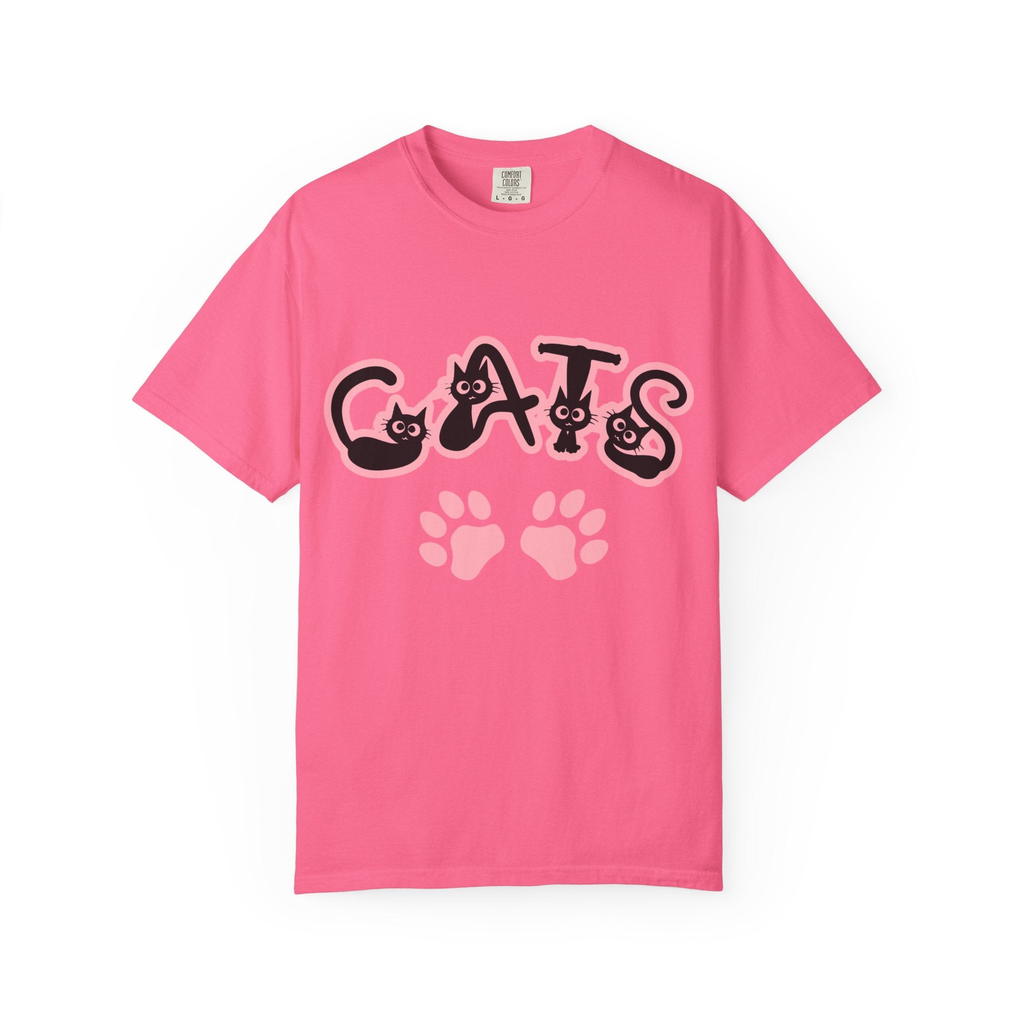 CATS Font Design Tee
