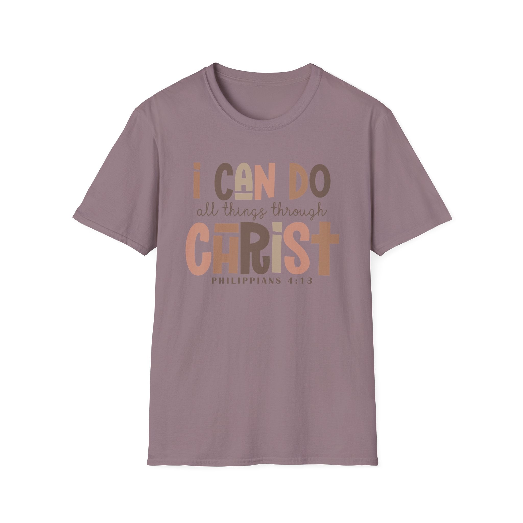 Faithful Unisex Tee with Inspirational Text - Earthtone Colors