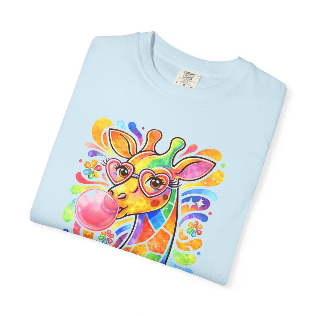 Colorful Bubblegum Giraffe T-Shirt