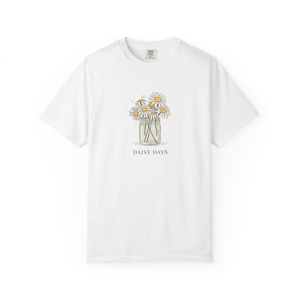 Daisy Days T-Shirt — Mason Jar Daisies Floral Graphic Tee