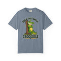 Rock That Smile Crocodile Adult Tee – Fun Graphic Crocodile Shirt