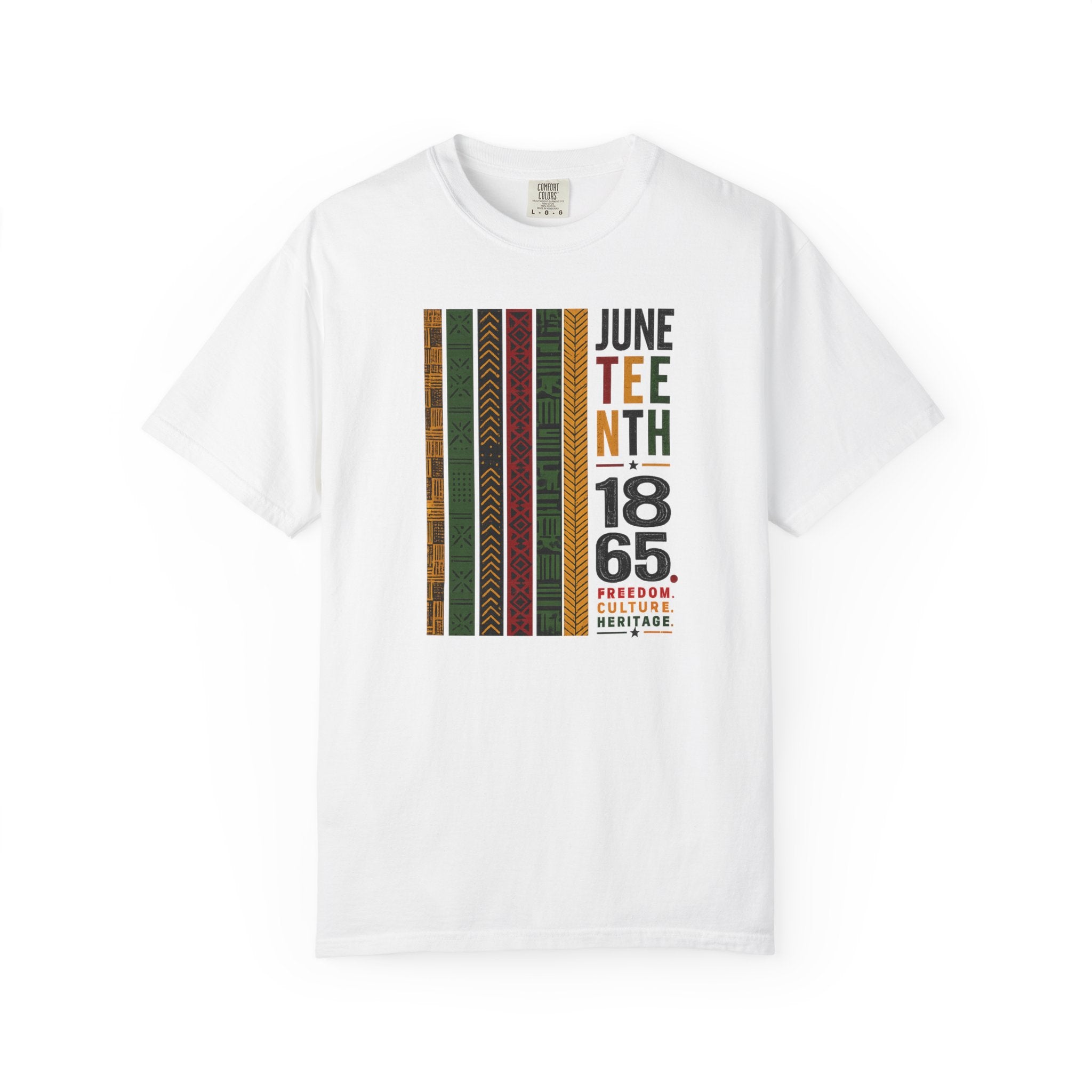 Juneteenth Heritage Stripes Tee