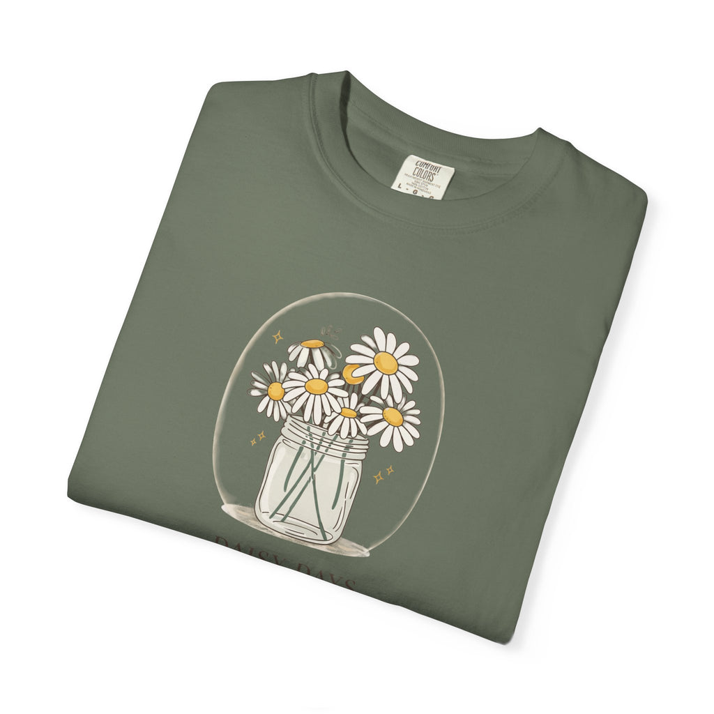 Daisy Days T-Shirt — Mason Jar Daisies Floral Graphic Tee