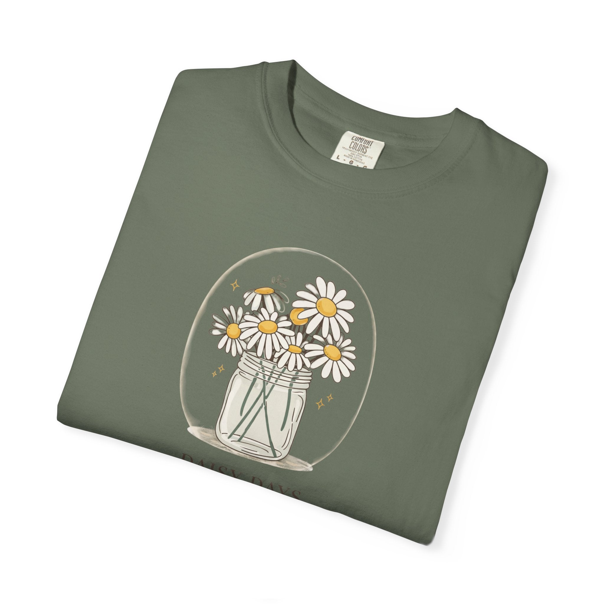 Daisy Days T-Shirt — Mason Jar Daisies Floral Graphic Tee