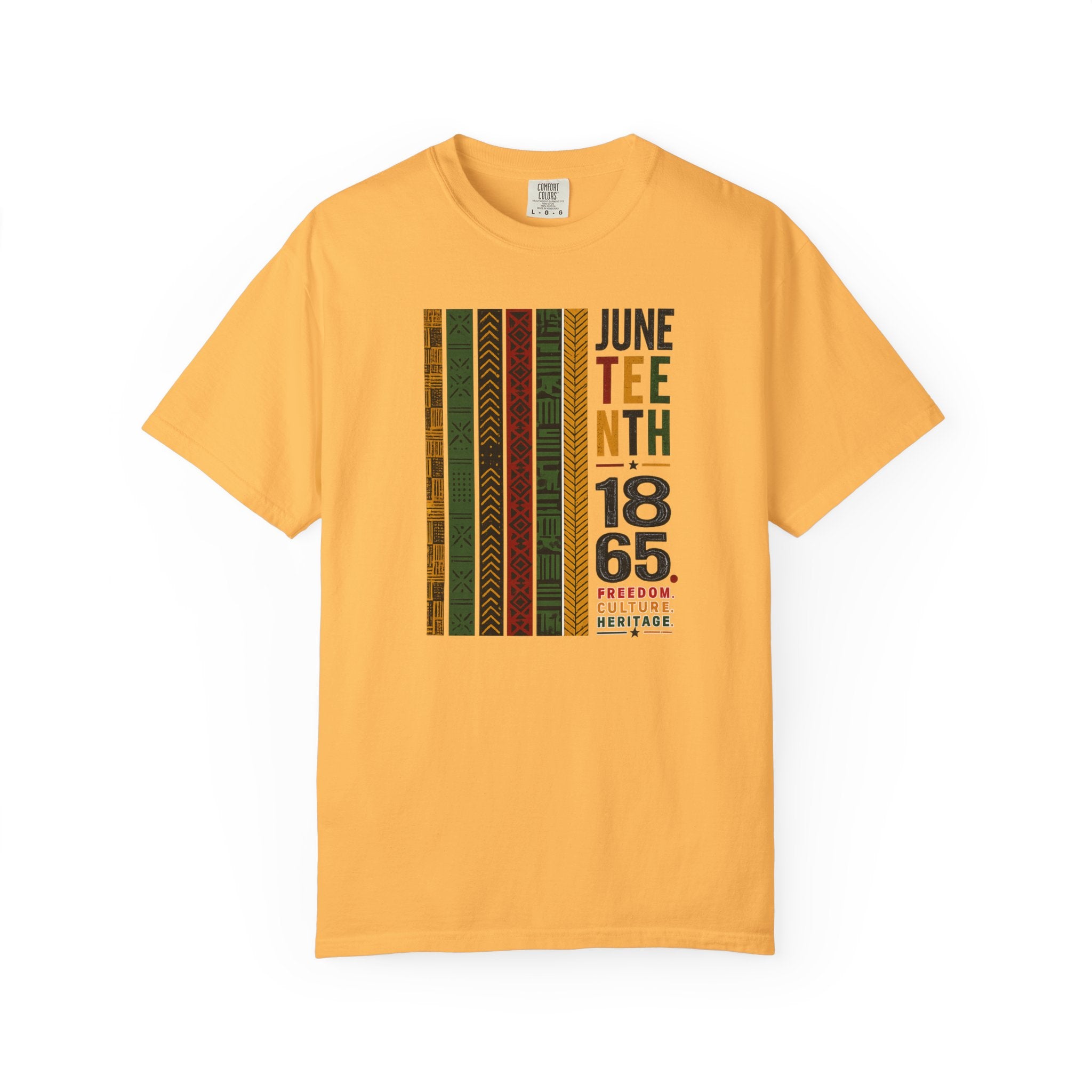 Juneteenth Heritage Stripes Tee