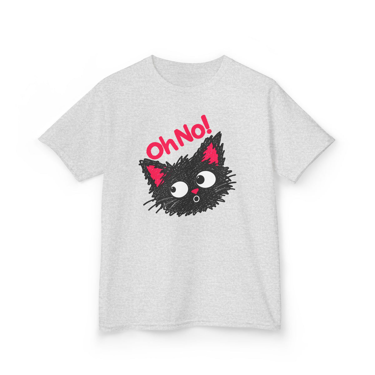 Oh No Cat™ Chauncey Graphic T-Shirt – Funny Black Cat Unisex Tee