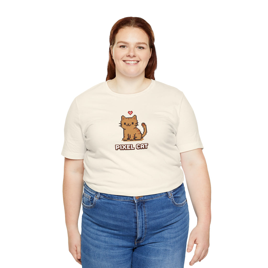 Pixel Cat T‑Shirt — Retro 8‑Bit Kitty Graphic Tee