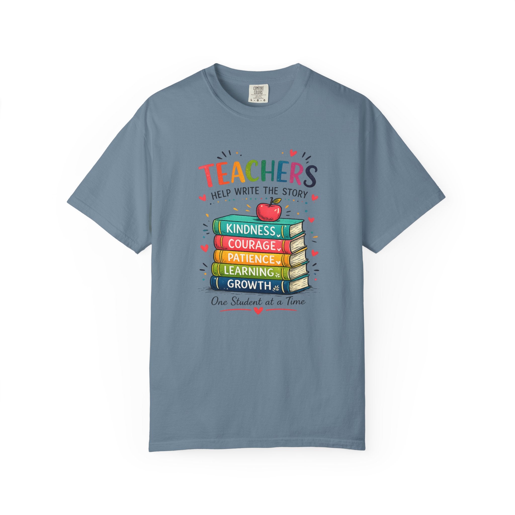 Teachers Help Write the Story Personalized Teacher T-Shirt™ | Custom Name Back | Premium Teacher Gift