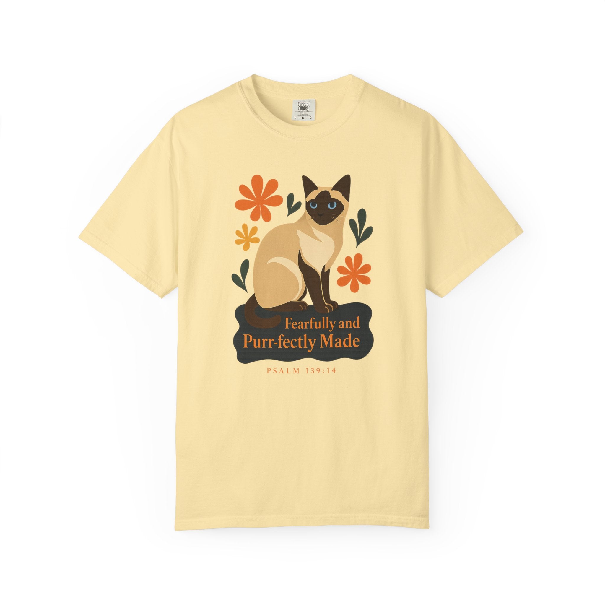 Fearfully and Purr-fectly Made™ Siamese Cat Tee