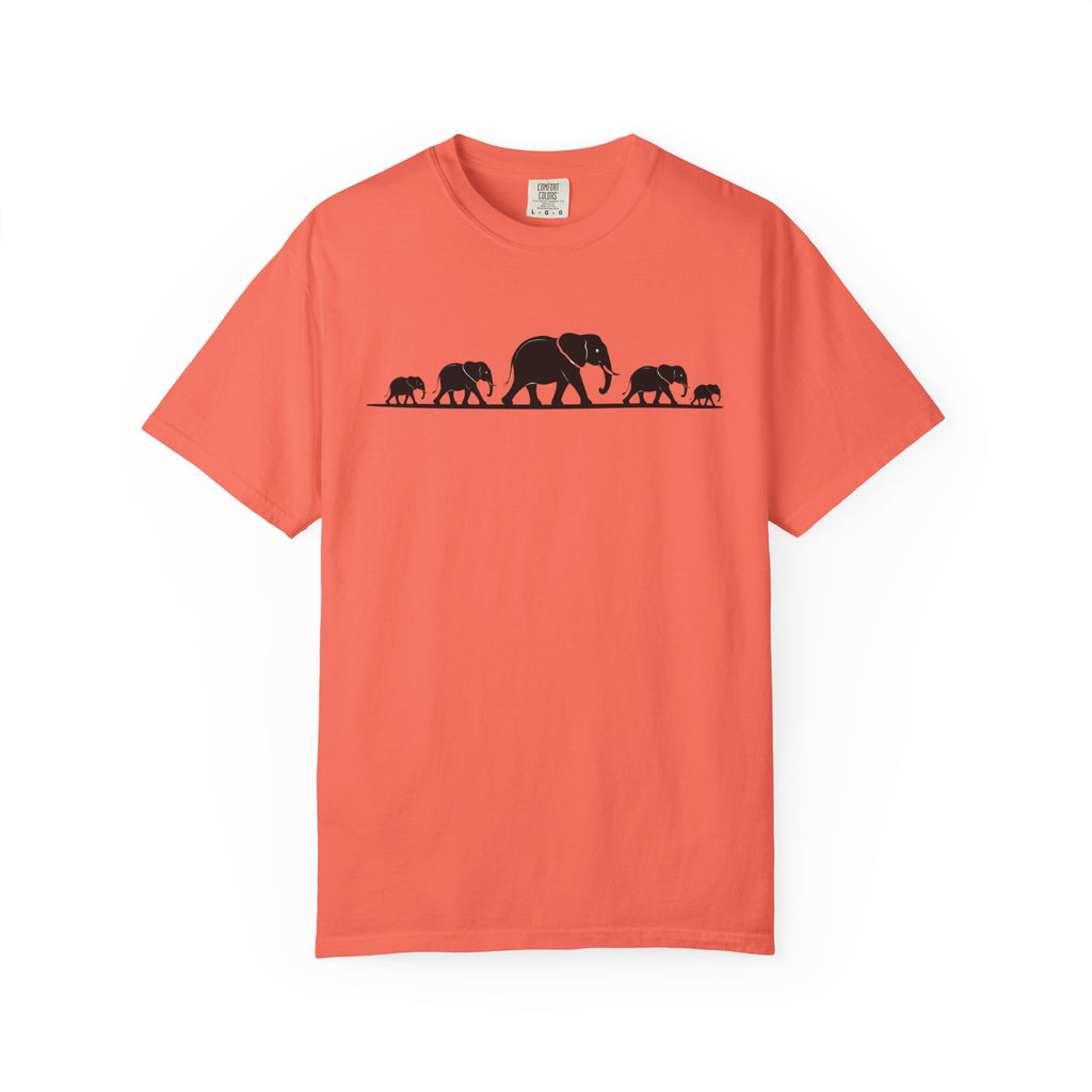 Walking Elephants silhouettes