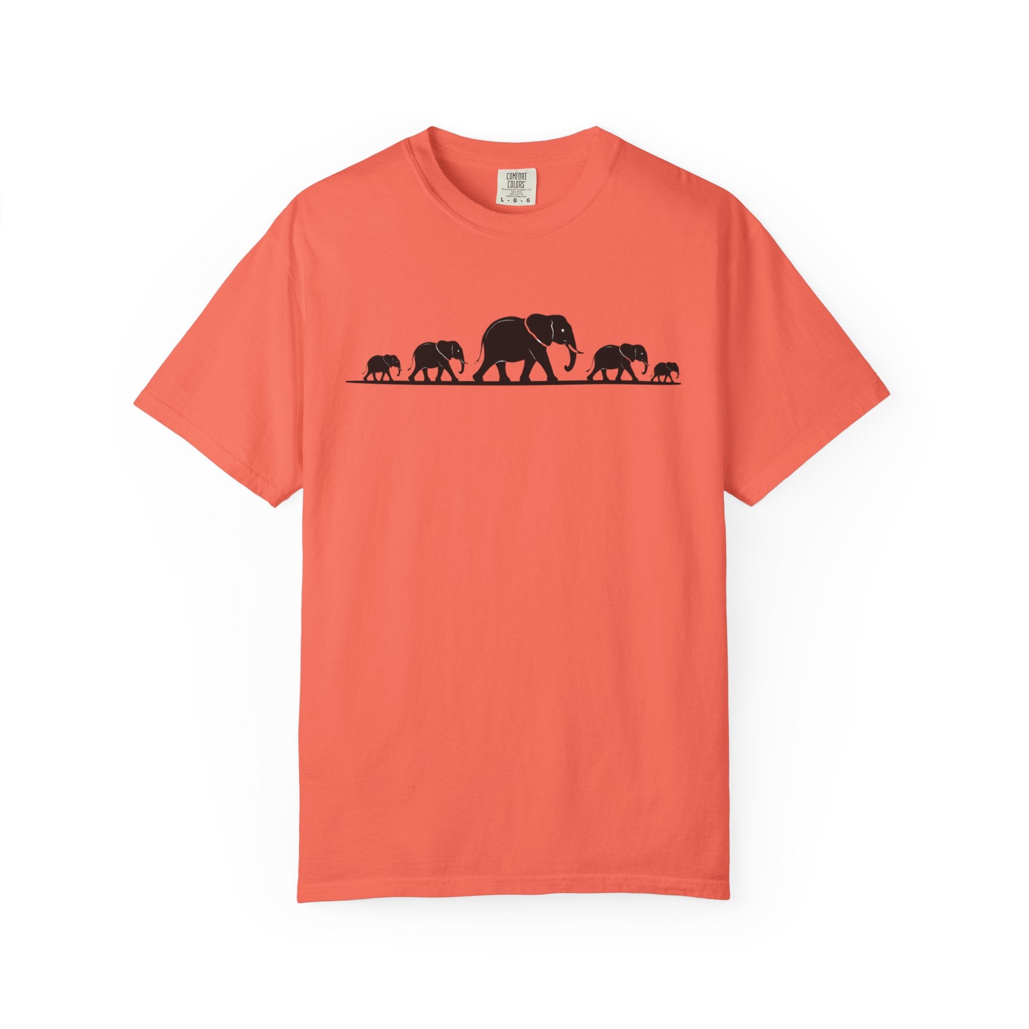 Walking Elephants silhouettes
