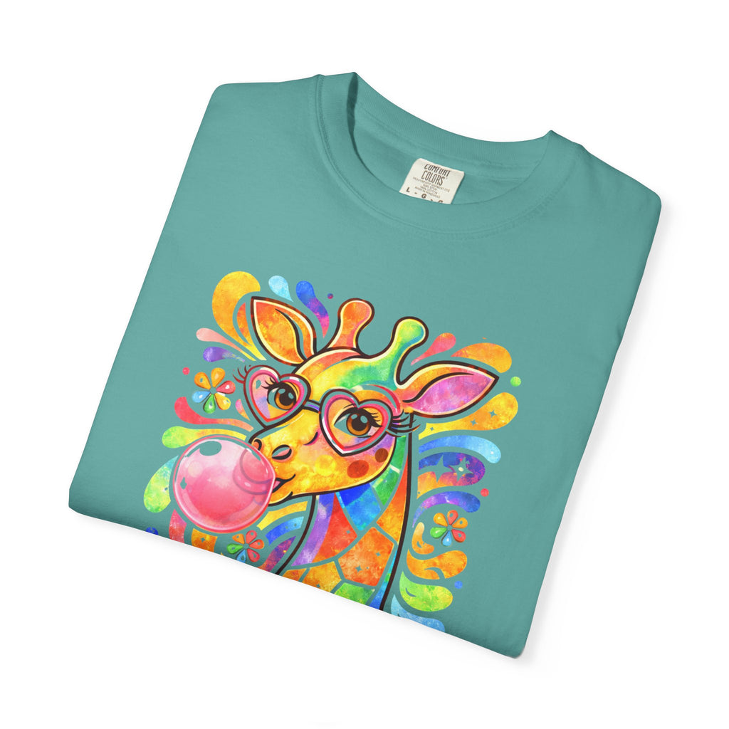 Colorful Bubblegum Giraffe T-Shirt