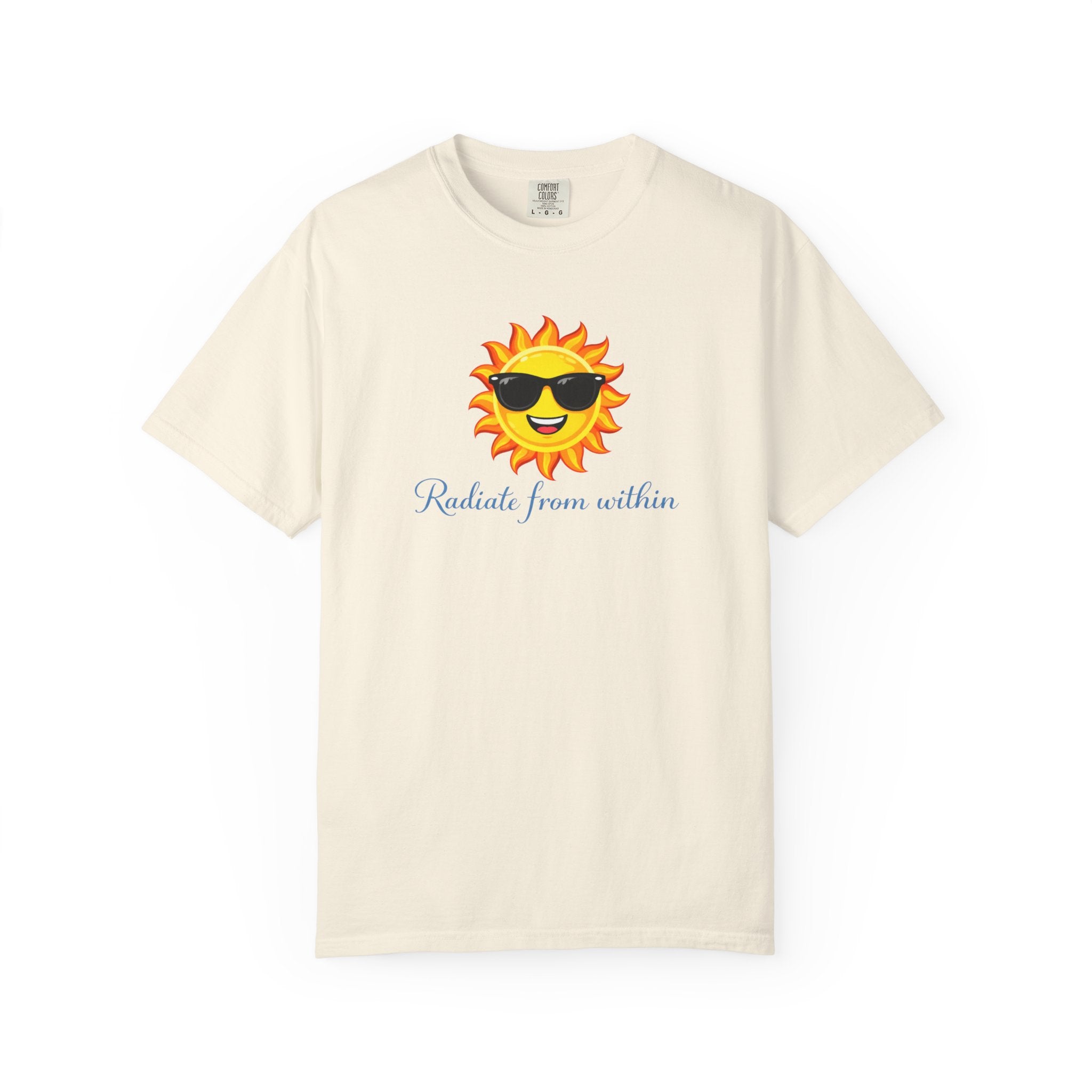 Radiate From Within T-Shirt — Smiling Sun Graphic Tee