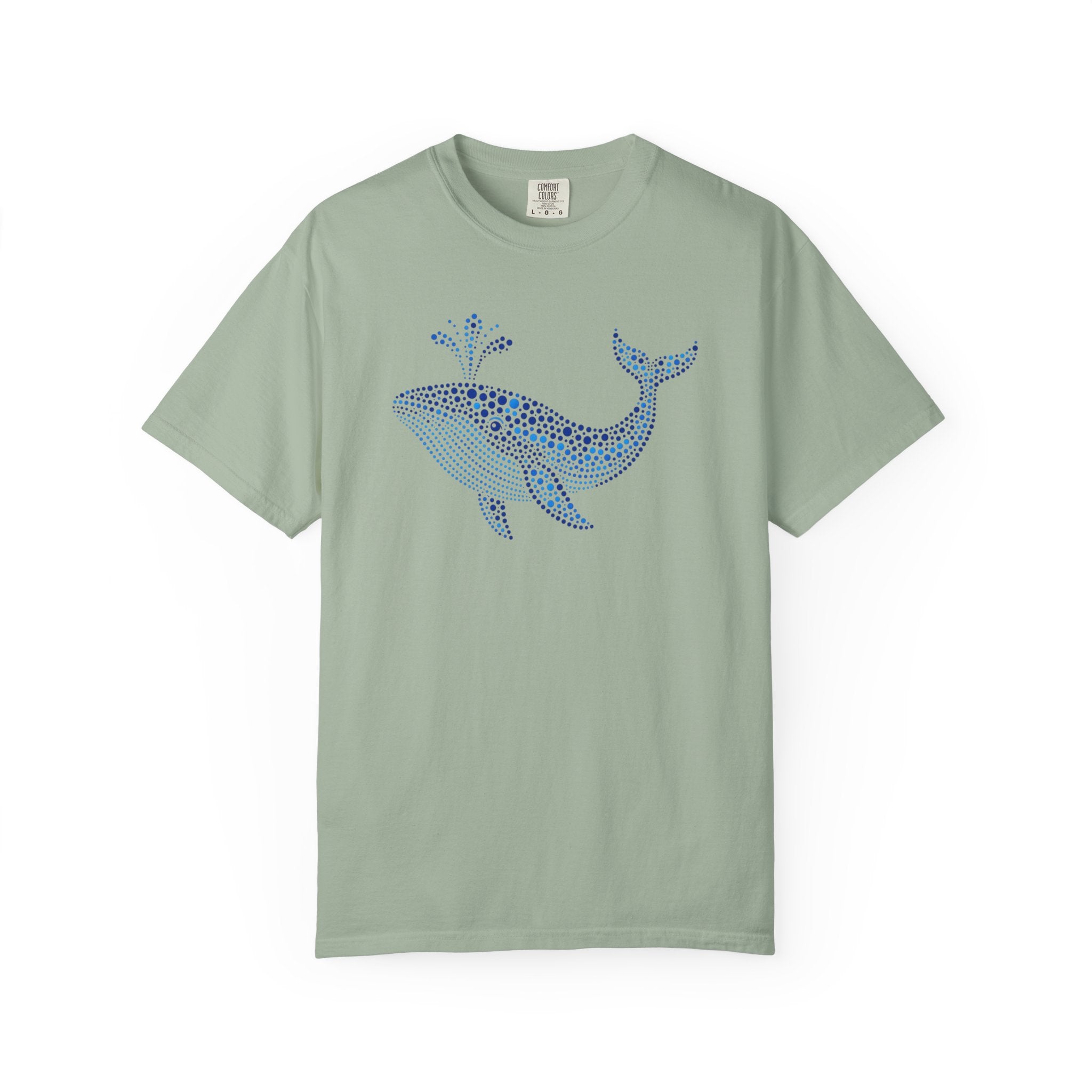 Blue Horizon Whale™ | Coastal Summer Graphic Tee