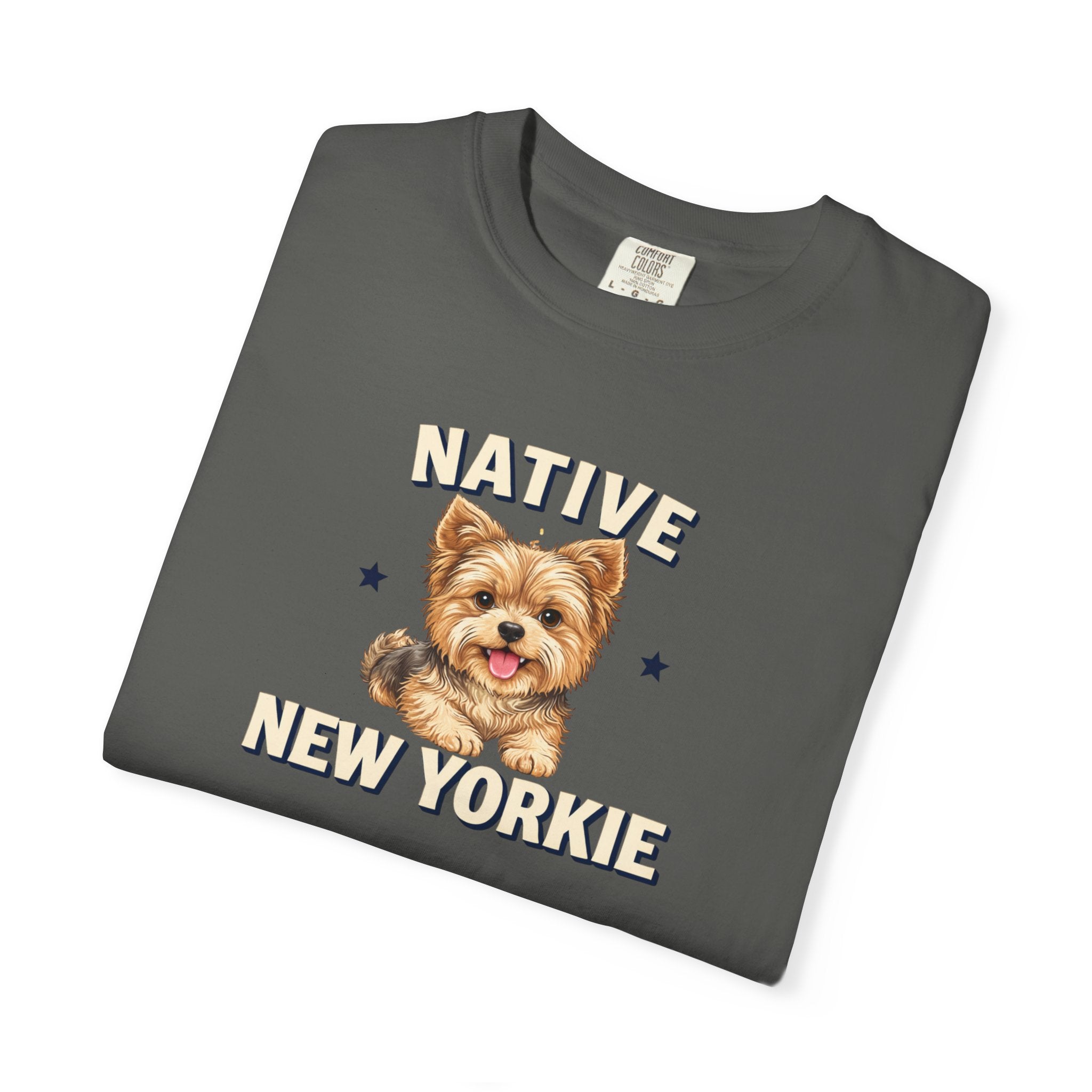 Native New Yorkie T-Shirt — Yorkie Mom/Dad NYC Dog Lover Tee