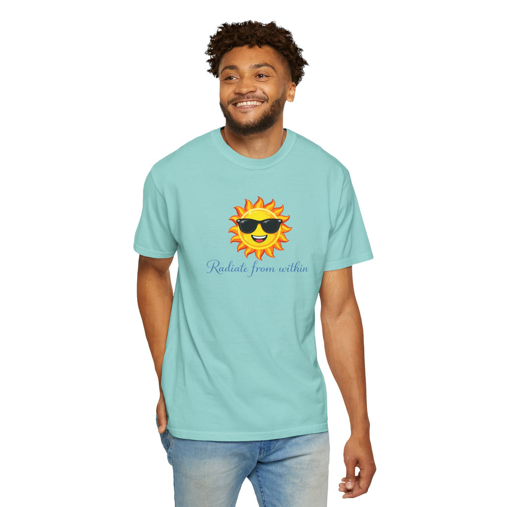 Radiate From Within T-Shirt — Smiling Sun Graphic Tee