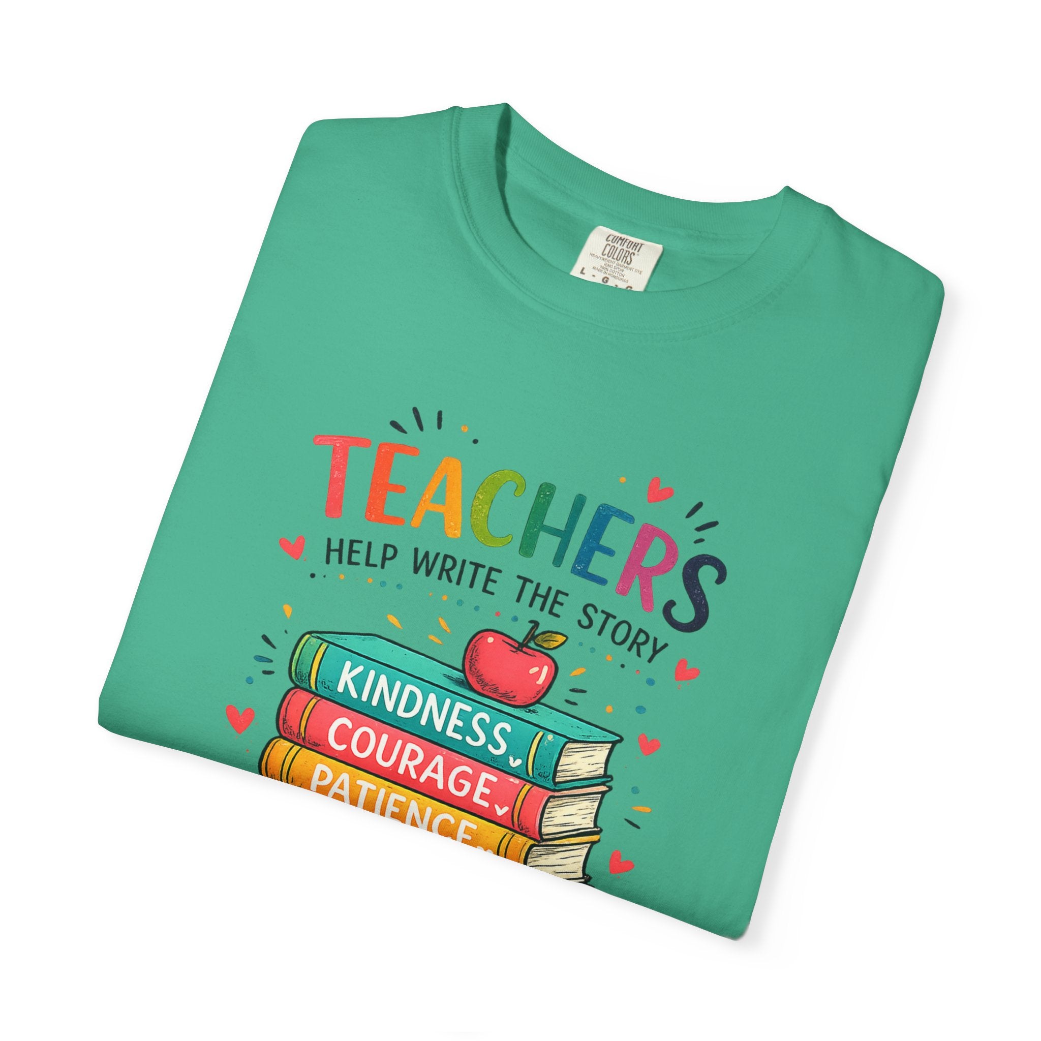 Teachers Help Write the Story Personalized Teacher T-Shirt™ | Custom Name Back | Premium Teacher Gift
