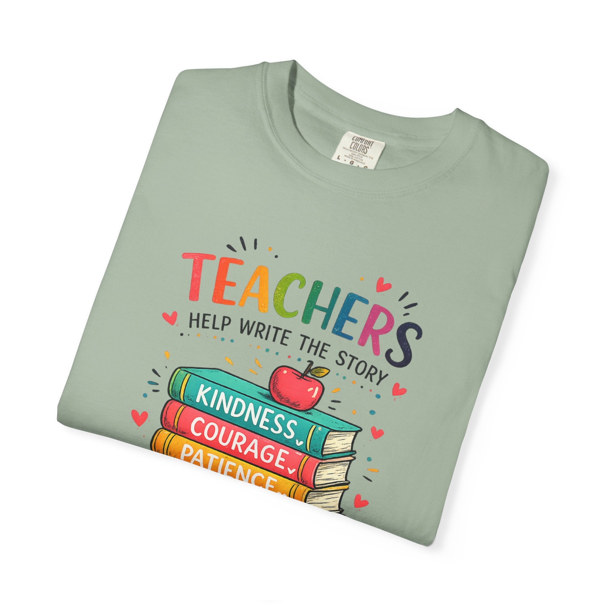 Teachers Help Write the Story Personalized Teacher T-Shirt™ | Custom Name Back | Premium Teacher Gift