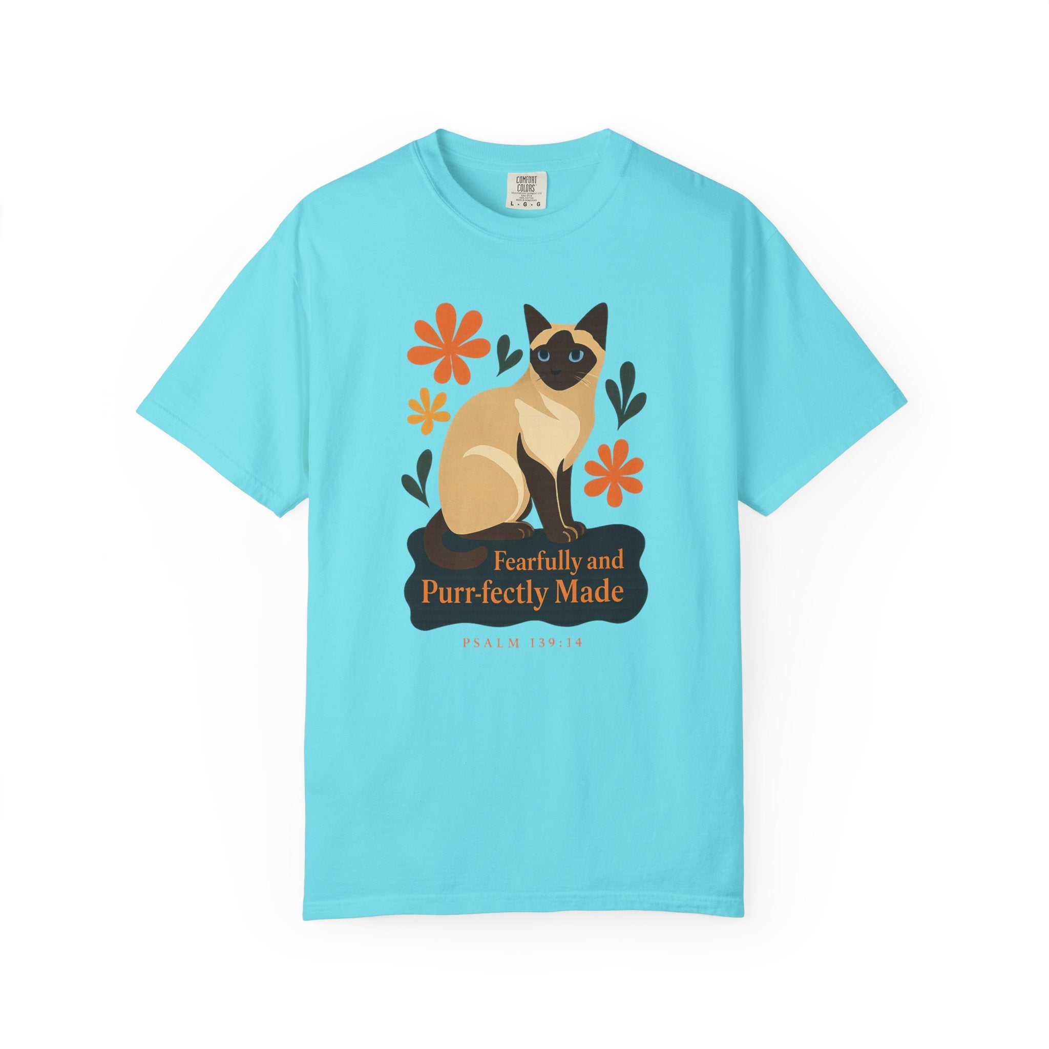 Fearfully and Purr-fectly Made™ Siamese Cat Tee