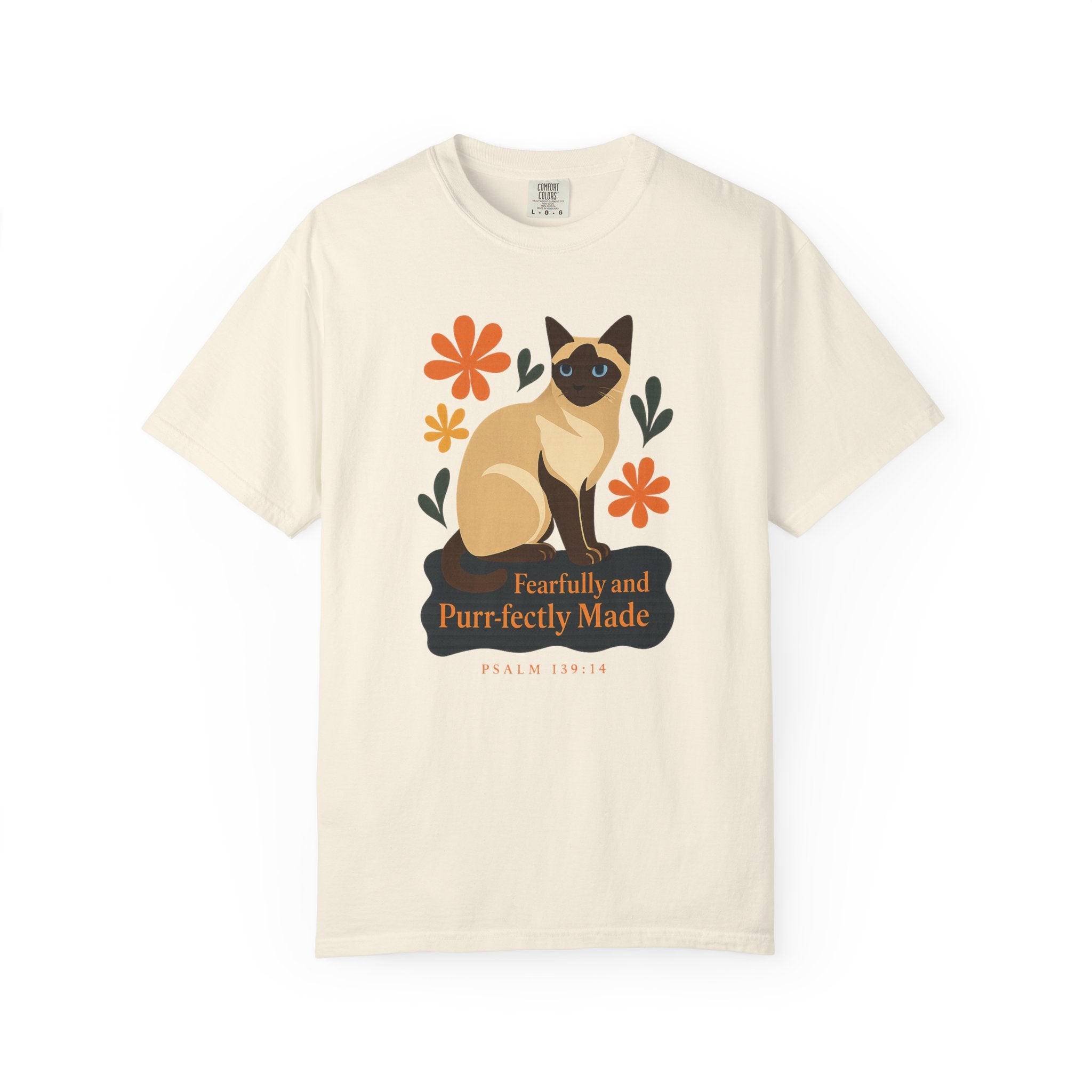 Fearfully and Purr-fectly Made™ Siamese Cat Tee