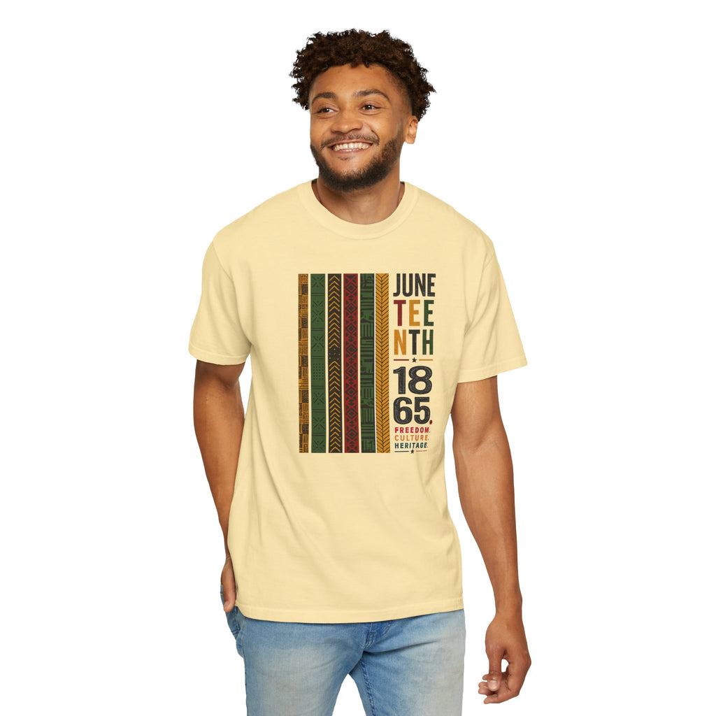 Juneteenth Heritage Stripes Tee
