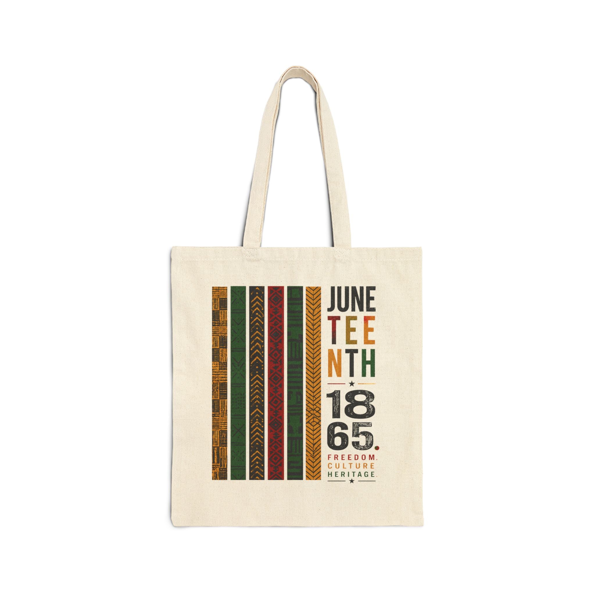 Juneteenth African Ribbon Tote