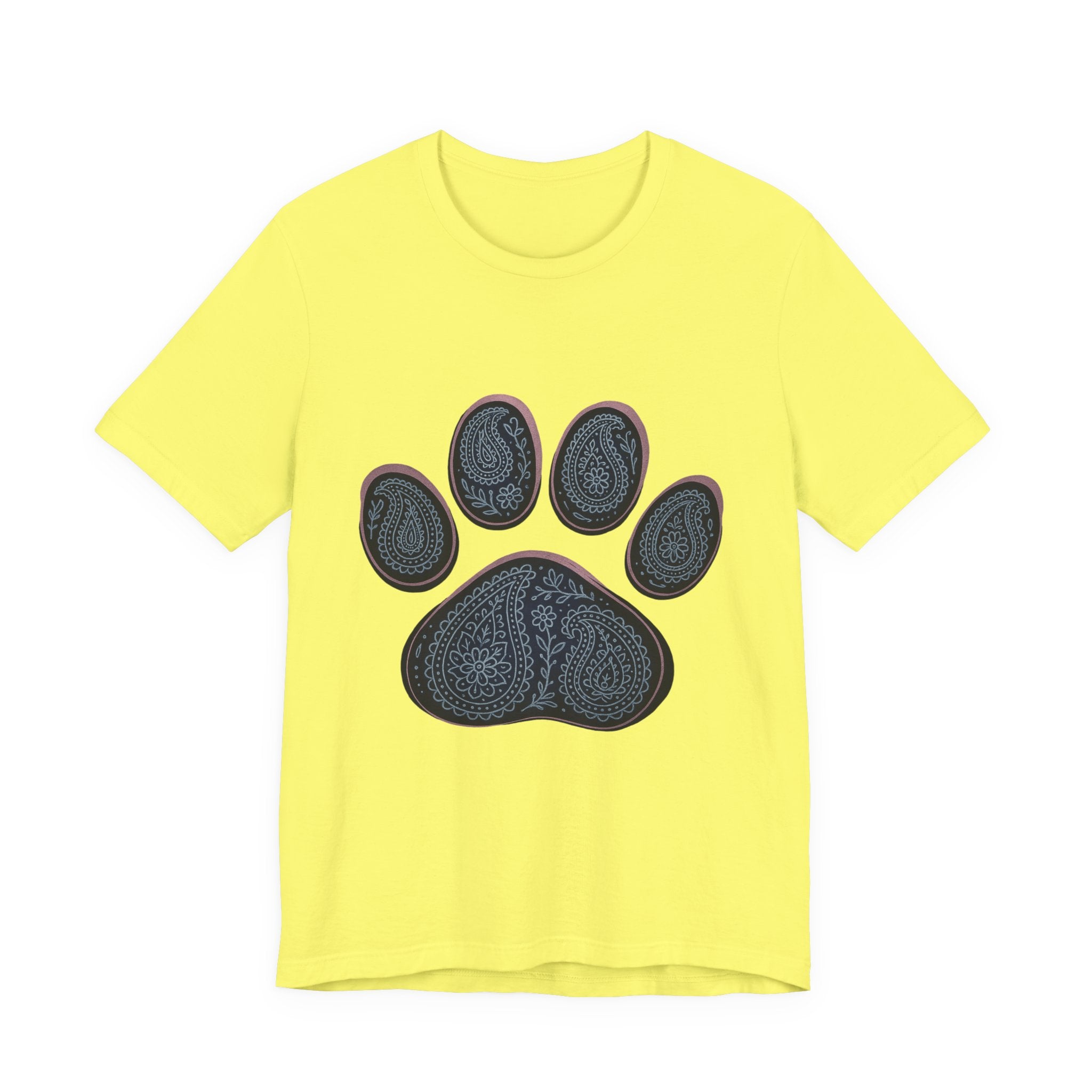 Blue Paisley Paw  Tee