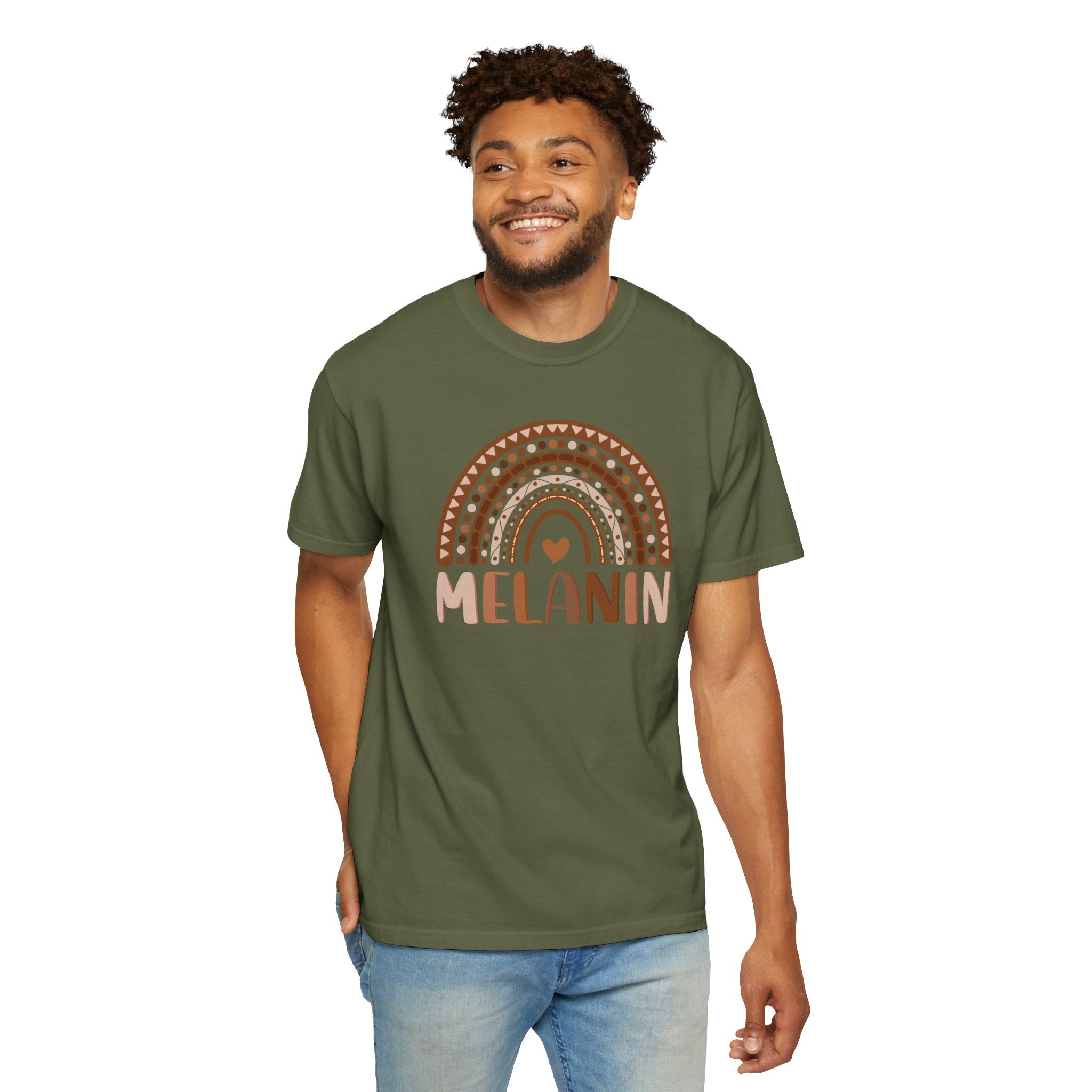 Melanin Glow Rainbow Tee