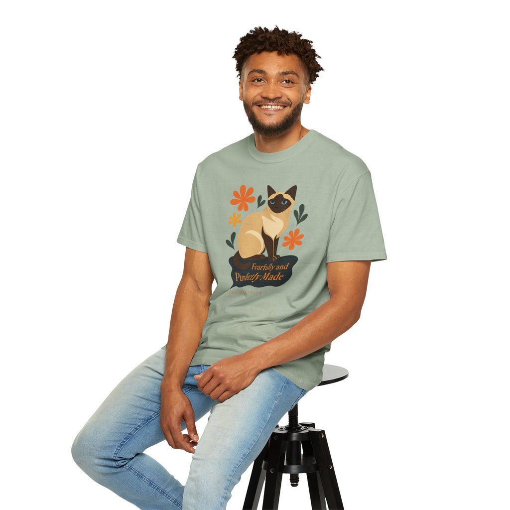 Fearfully and Purr-fectly Made™ Siamese Cat Tee