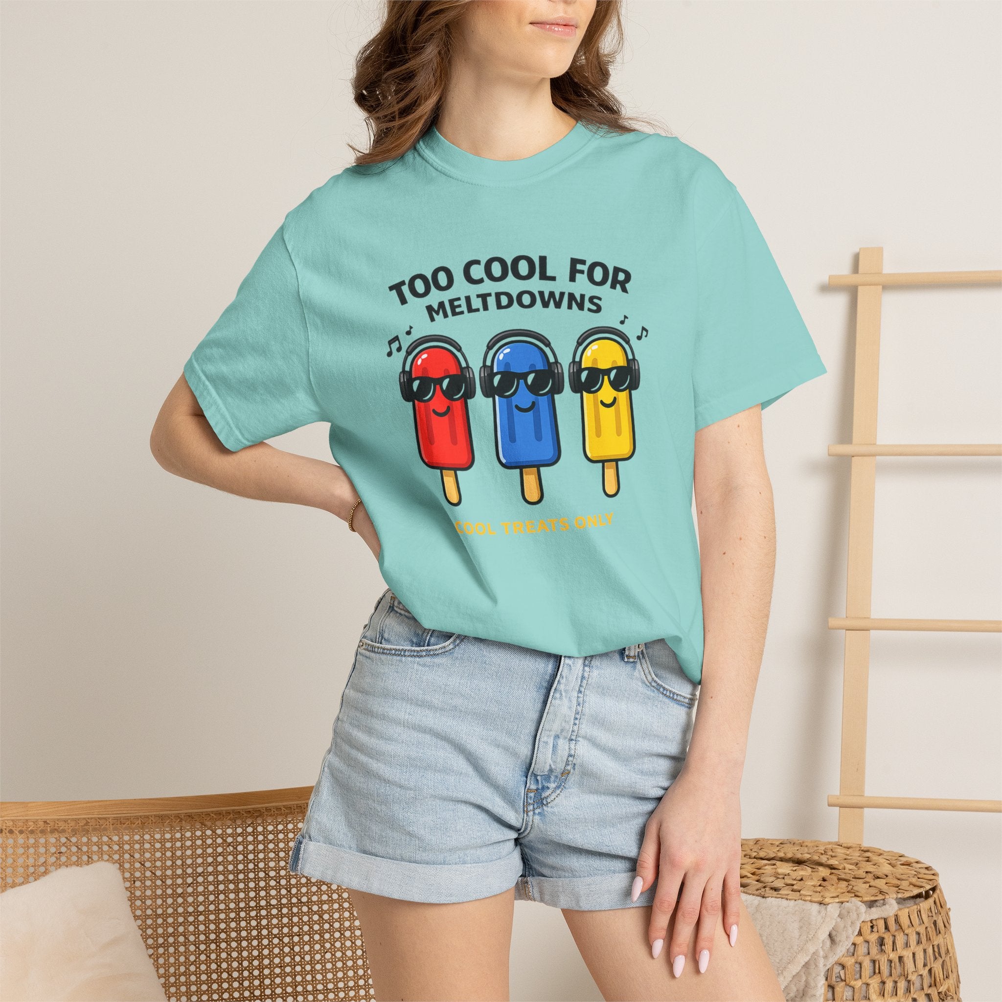 3 Popsicles:Too Cool For Meltdowns GraphicT-Shirt