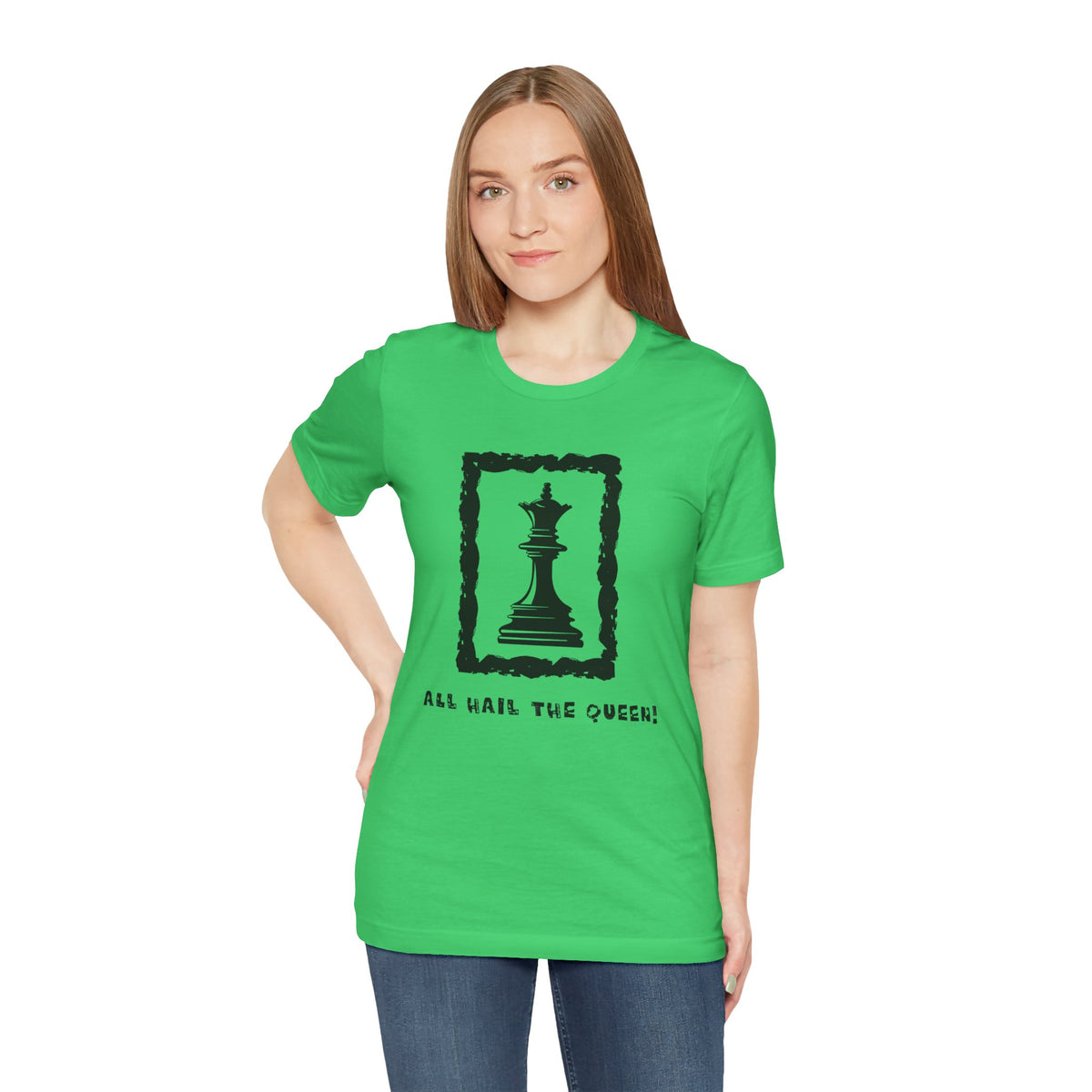 Chess Queen-Unisex Tee - All Hail the Queen is Here