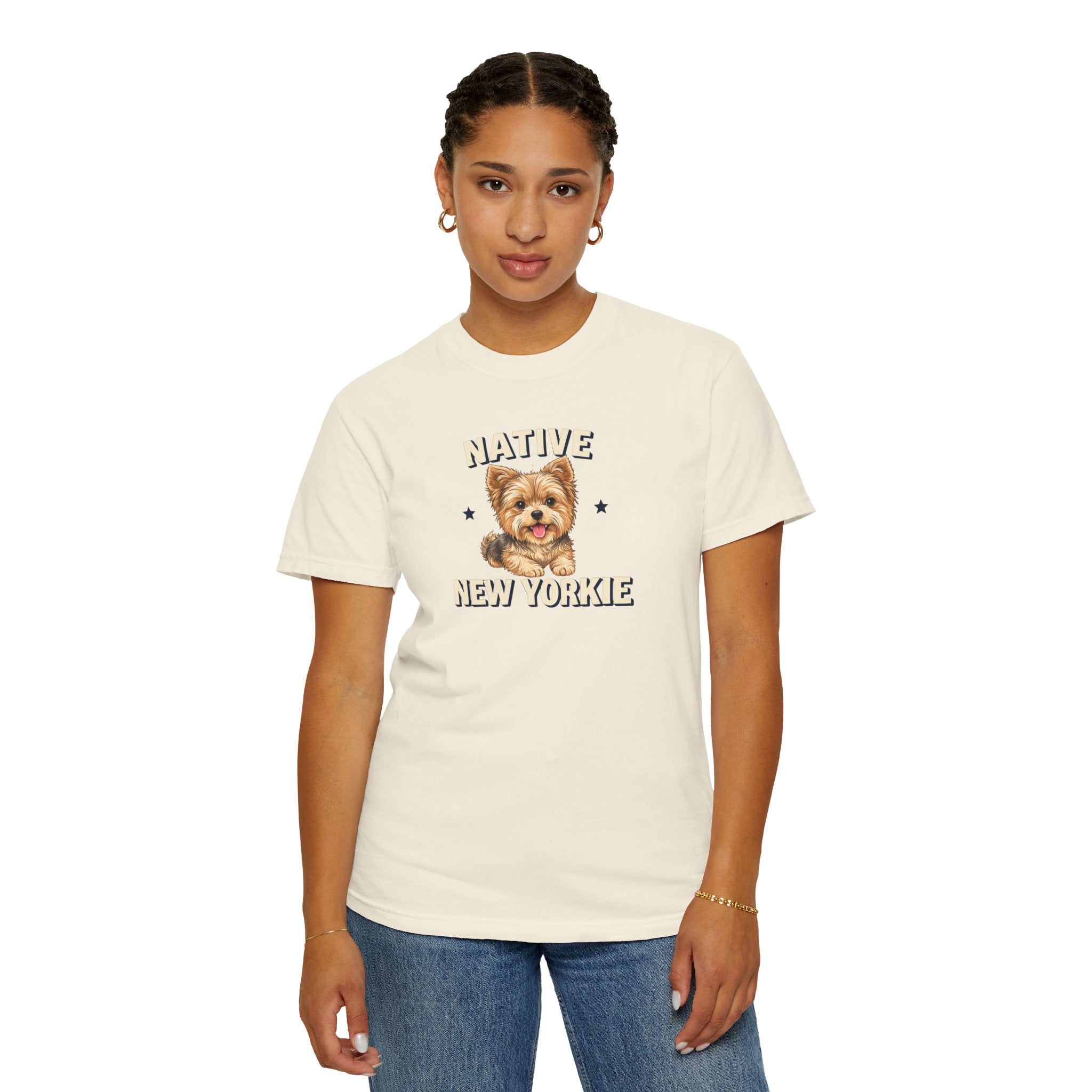 Native New Yorkie T-Shirt — Yorkie Mom/Dad NYC Dog Lover Tee