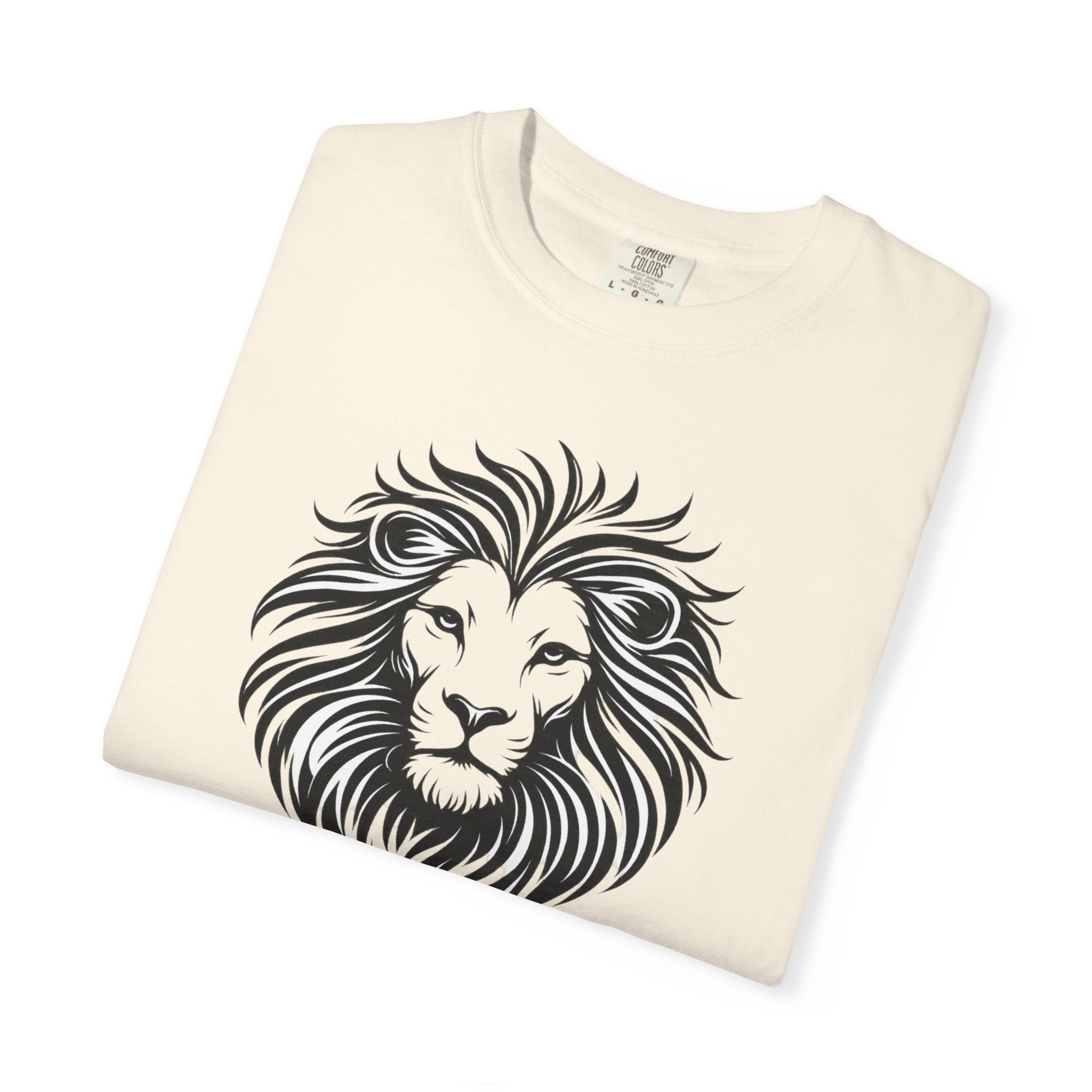Lion Head Graphic T-Shirt — Bold Tribal Mane Tee for Men & Women