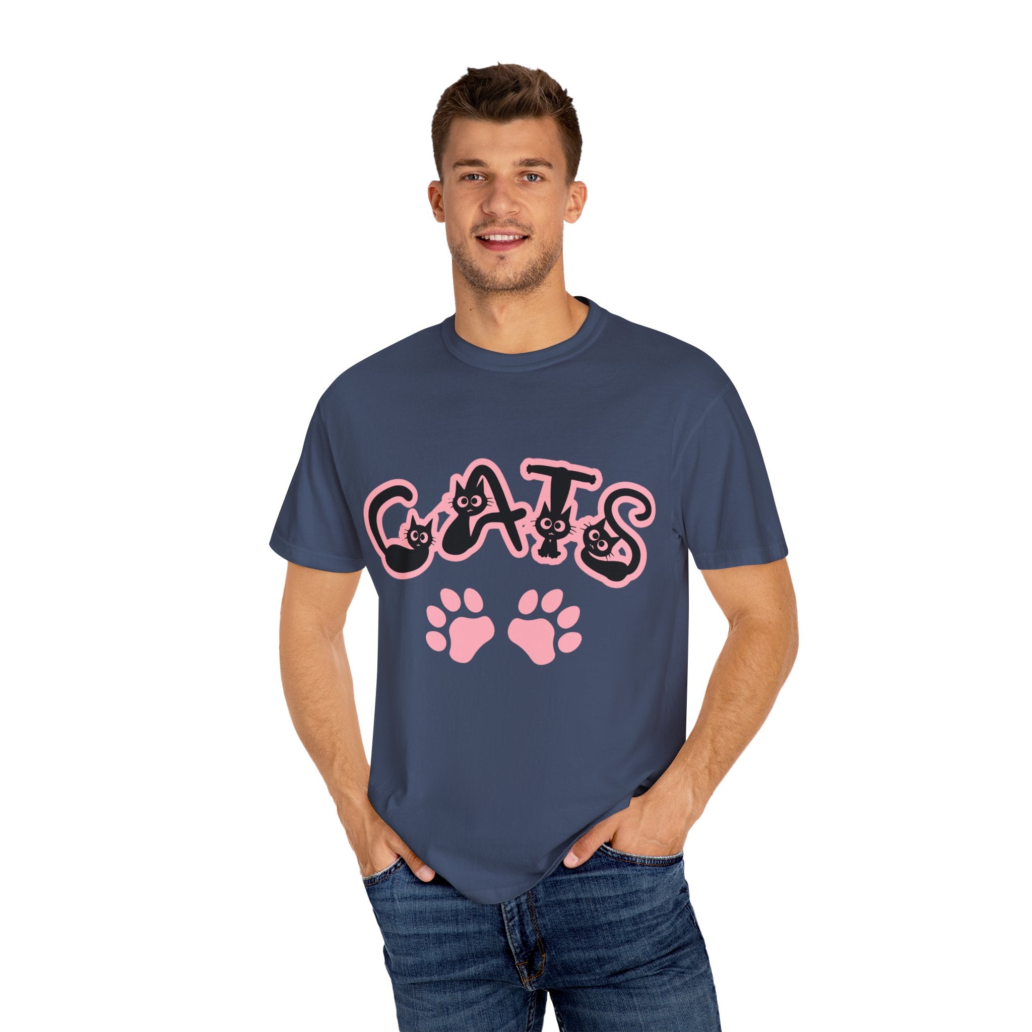 CATS Font Design Tee